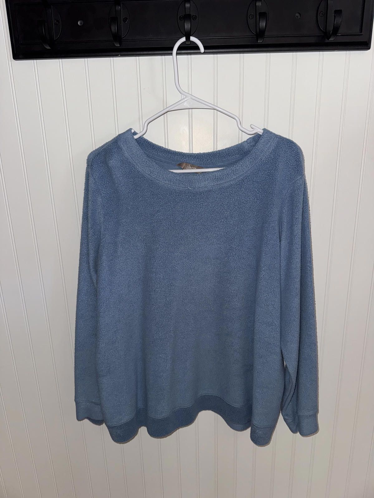 Other d&co Comfort Zone Blue Fleece Pullover Sweater US XL Size XL / US 12-14 / IT 48-50 - 1 Thumbnail