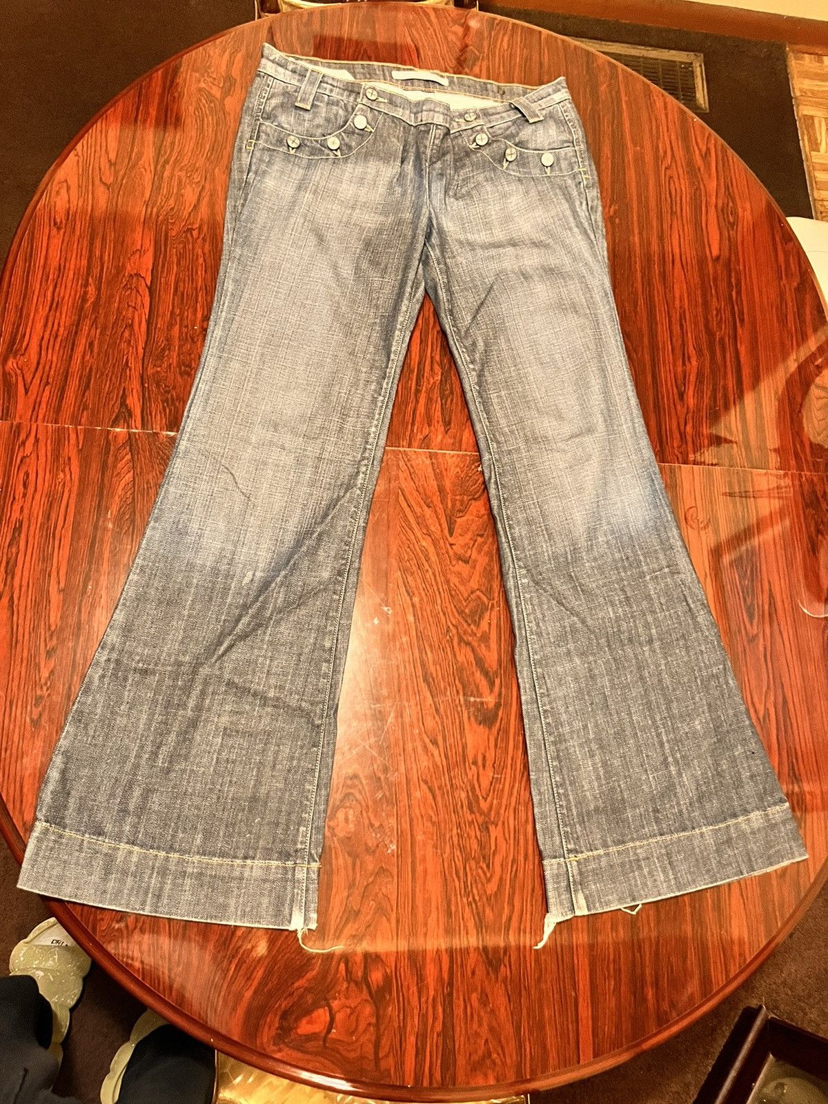 Vintage “freedom of choice” wide bottom jeans Size US 33 - 1 Thumbnail