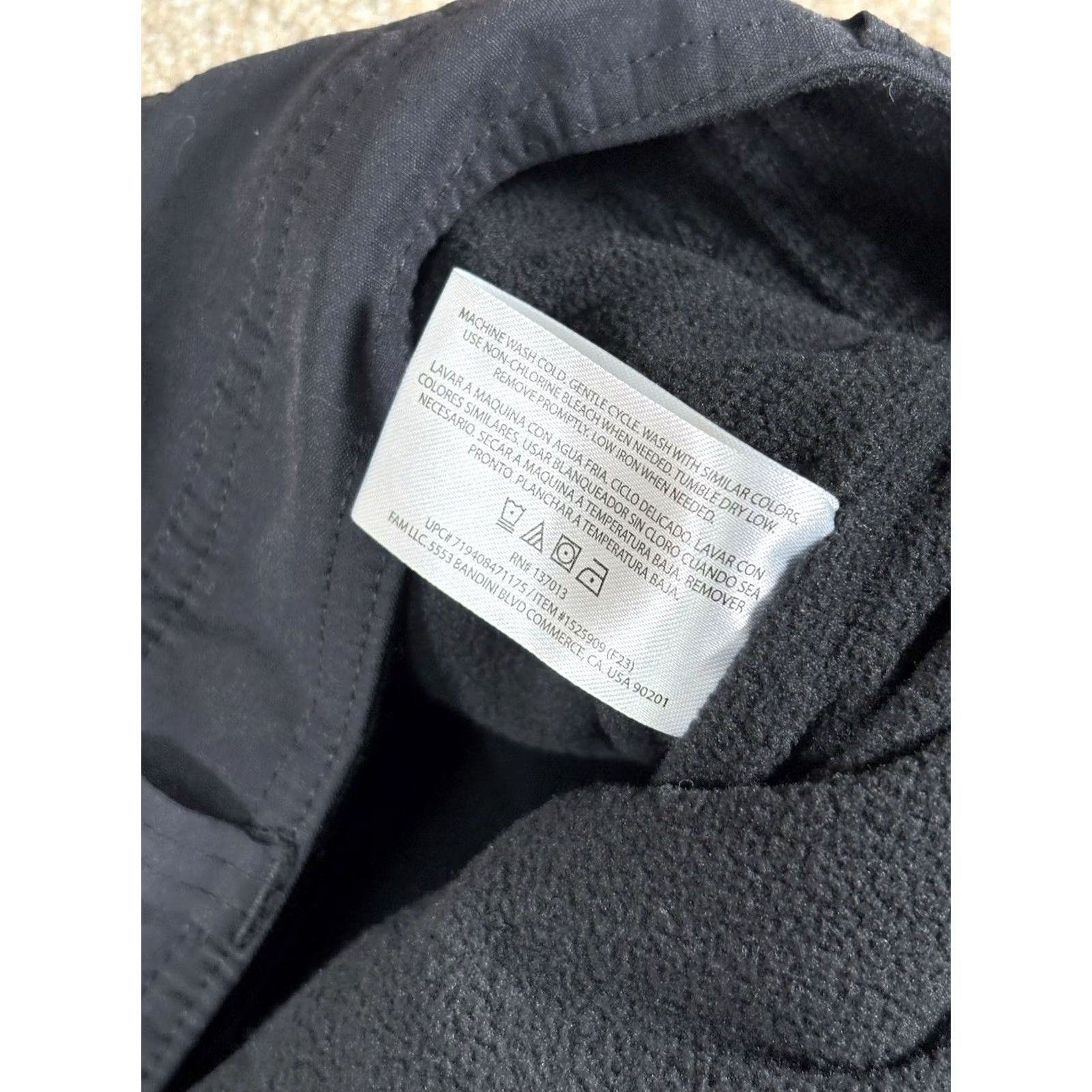 Orvis Orvis Pants Mens 30x32 Tag 30x34 Black Straight Leg Fleece Lined Stretch Size US 30 / EU 46 - 7 Thumbnail