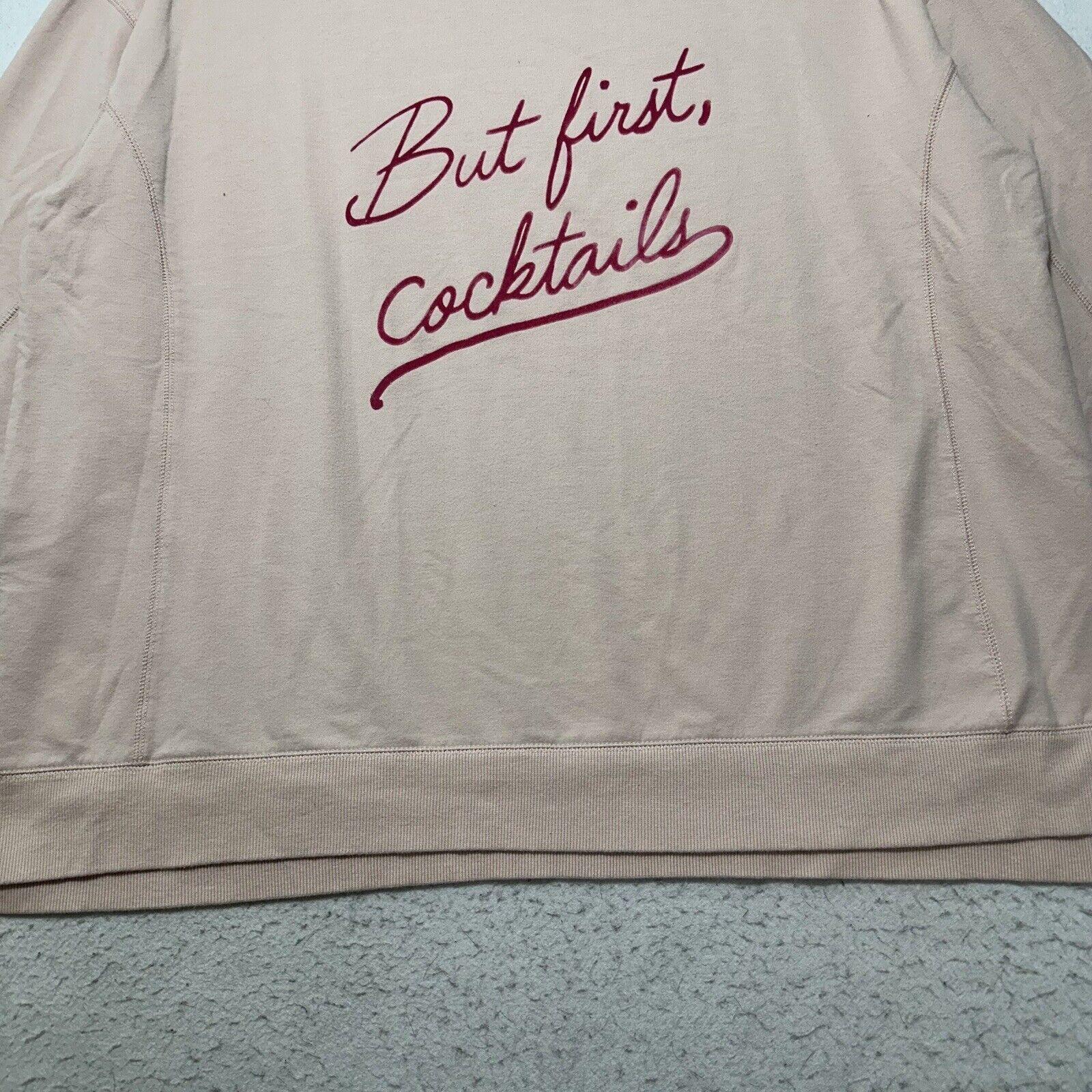 Wildfox Wildfox XXL Crewneck Sweatshirt But First Cocktails Sweater Size XXL / US 16-18 / IT 52-54 - 5 Thumbnail