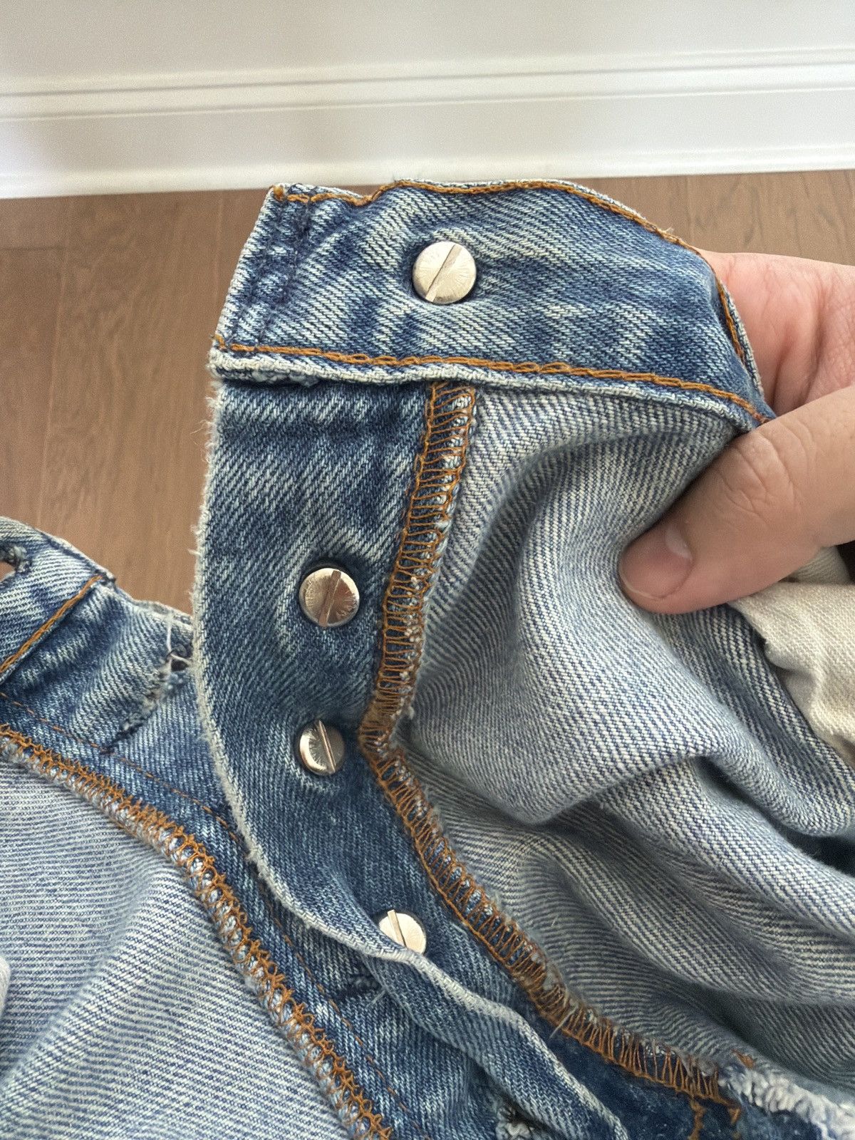 Chrome Hearts Chrome hearts black cross patch levis jeans Size US 30 / EU 46 - 9 Thumbnail