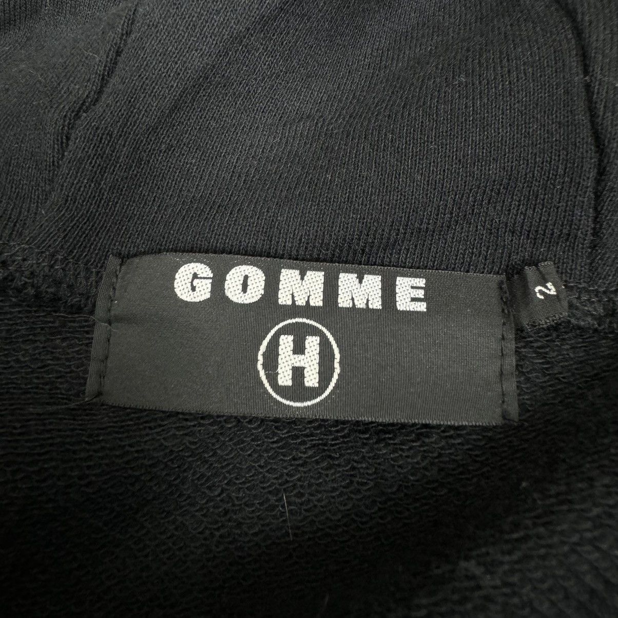 gomme ☀️GOMME HOMME ASYMMETRIC HOODIE SWEATER Size US M / EU 48-50 / 2 - 11 Thumbnail