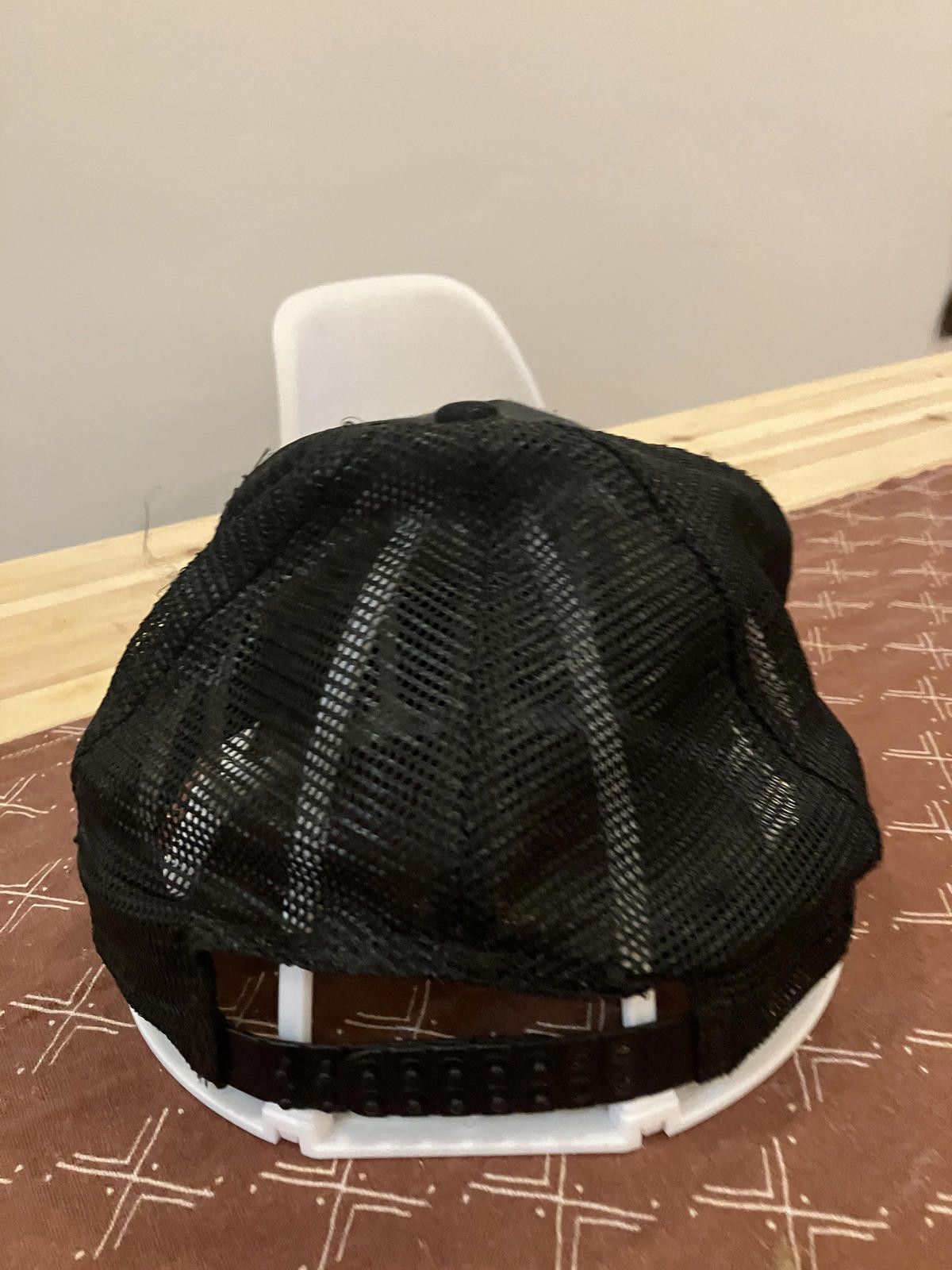 Other 80s Trucker Hat Patch Rope Union Carbide Bechtel Mesh Black Size ONE SIZE - 3 Thumbnail