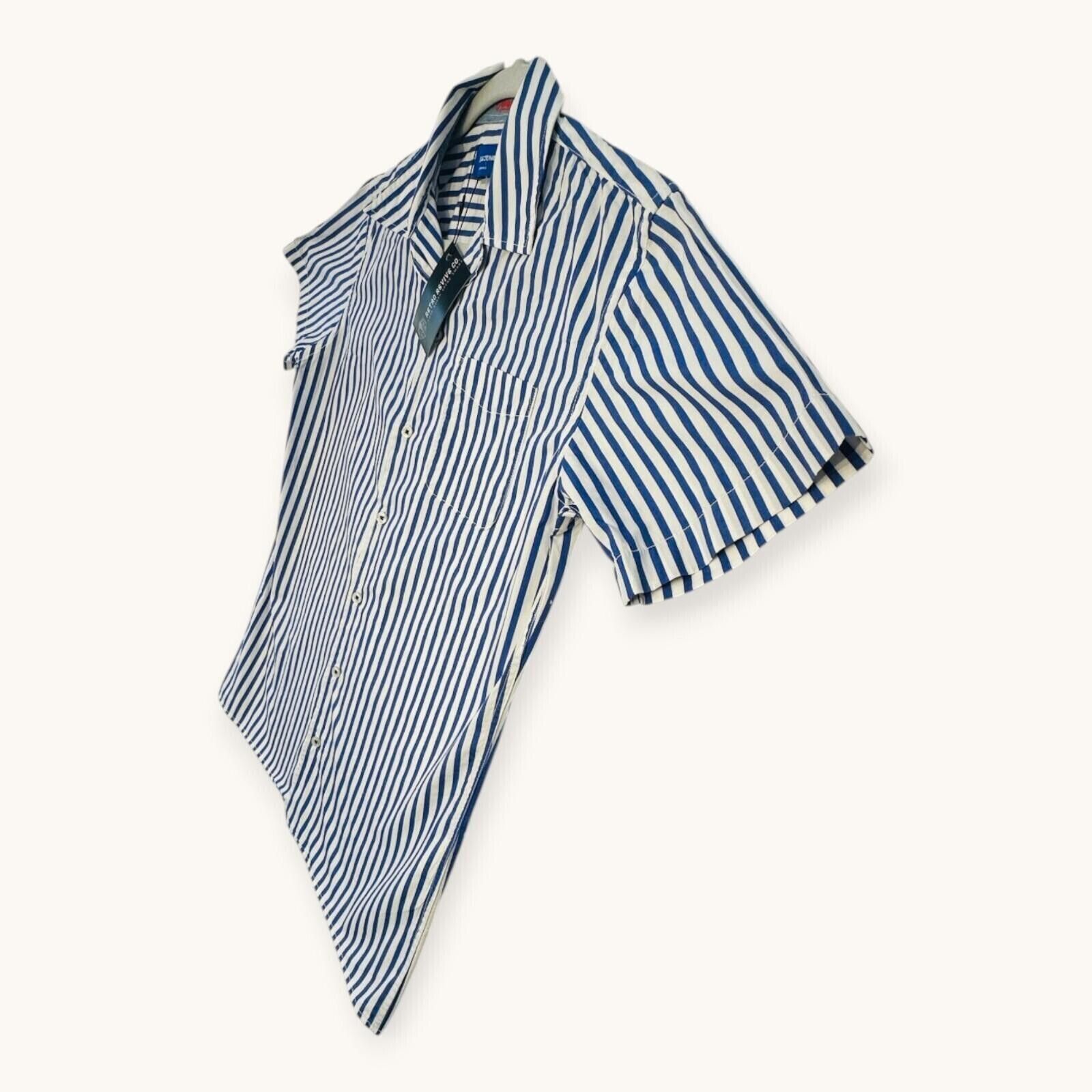 Jack & Jones Jack & Jones Shirt Men's UK Size S White and Blue Striped Size US S / EU 44-46 / 1 - 4 Thumbnail