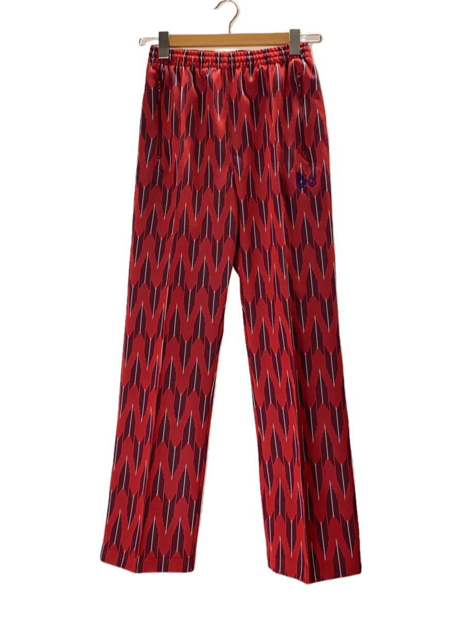Needles Needles Poly Jacquard Diamond Track Pant Red Size US 28 / EU 44 - 1 Thumbnail