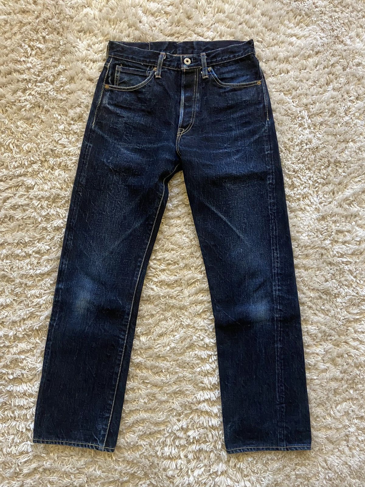 EIGHT-G Jean Eight-G Lot 402 WW2 1944 Selvedge 17oz Made in Japan Size US 29 - 2 Thumbnail