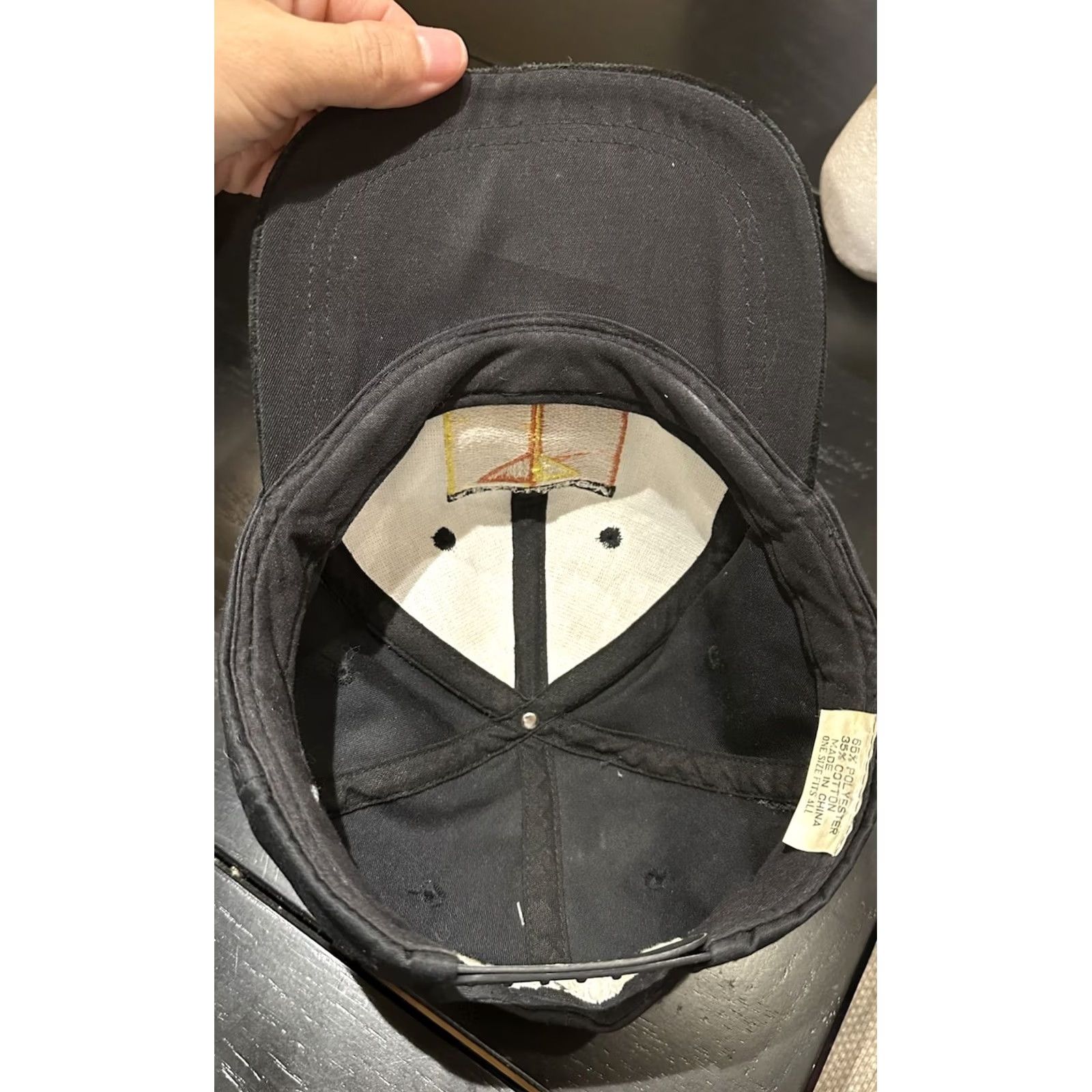 Vintage VINTAGE Hennessy Cognac Martini Hat Cap 90s Suede Brim SnapBack RARE Black Promo Size ONE SIZE - 7 Thumbnail