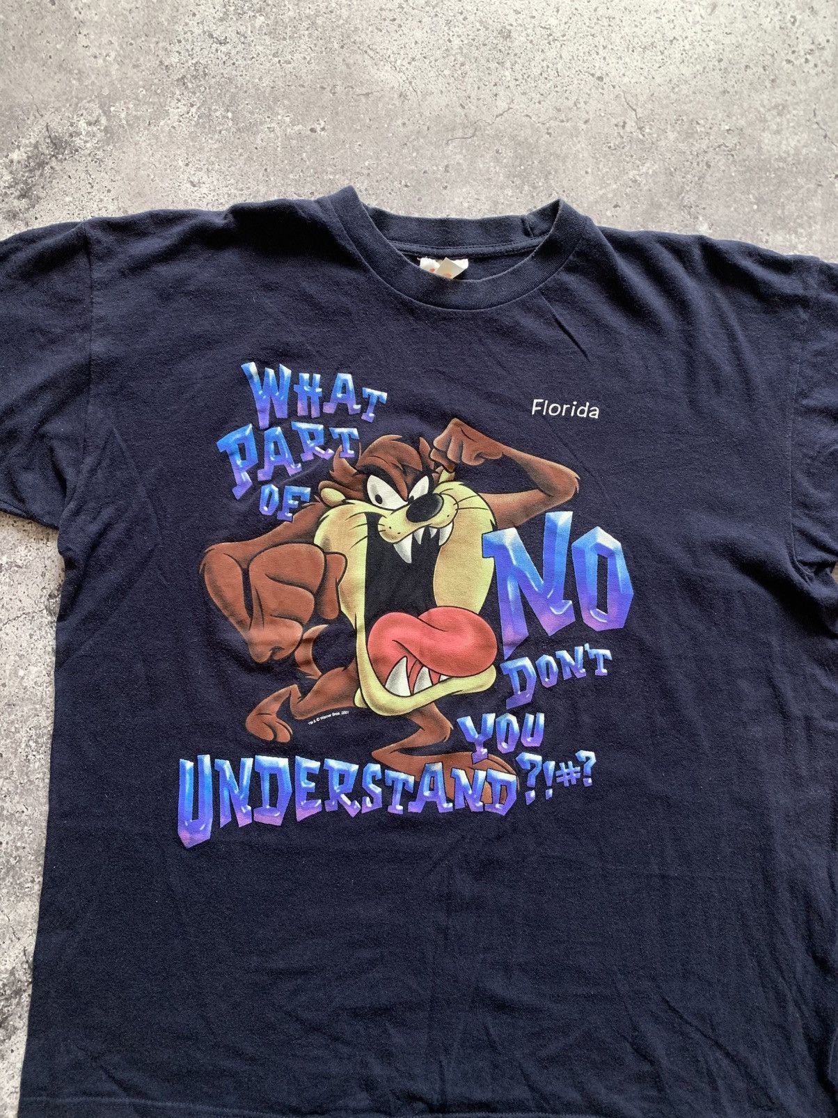 Cartoon Network 🔥VINTAGE LOONEY TUNES TAZ WATNER BROS 2001 SHIRT Size US L / EU 52-54 / 3 - 3 Thumbnail