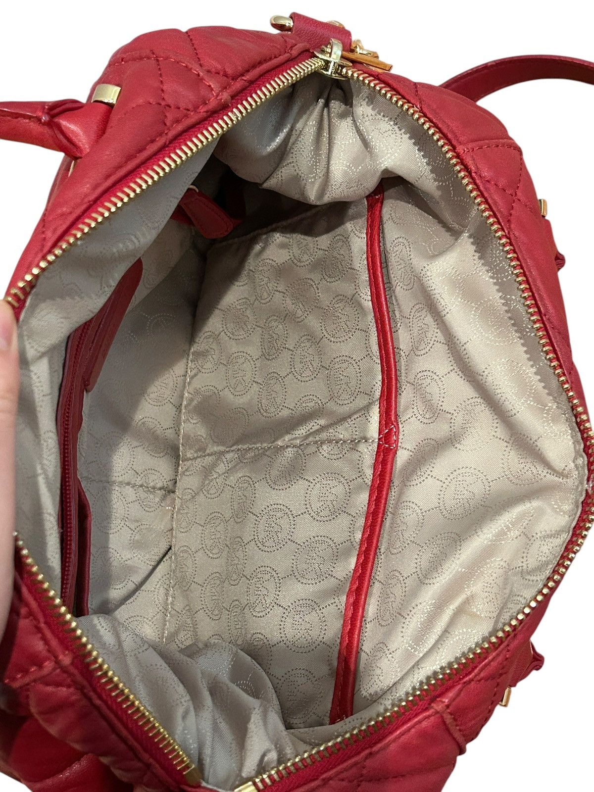 Michael Kors Michael Kors Red Quilted Leather handbag Crossbody bag Size ONE SIZE - 13 Thumbnail