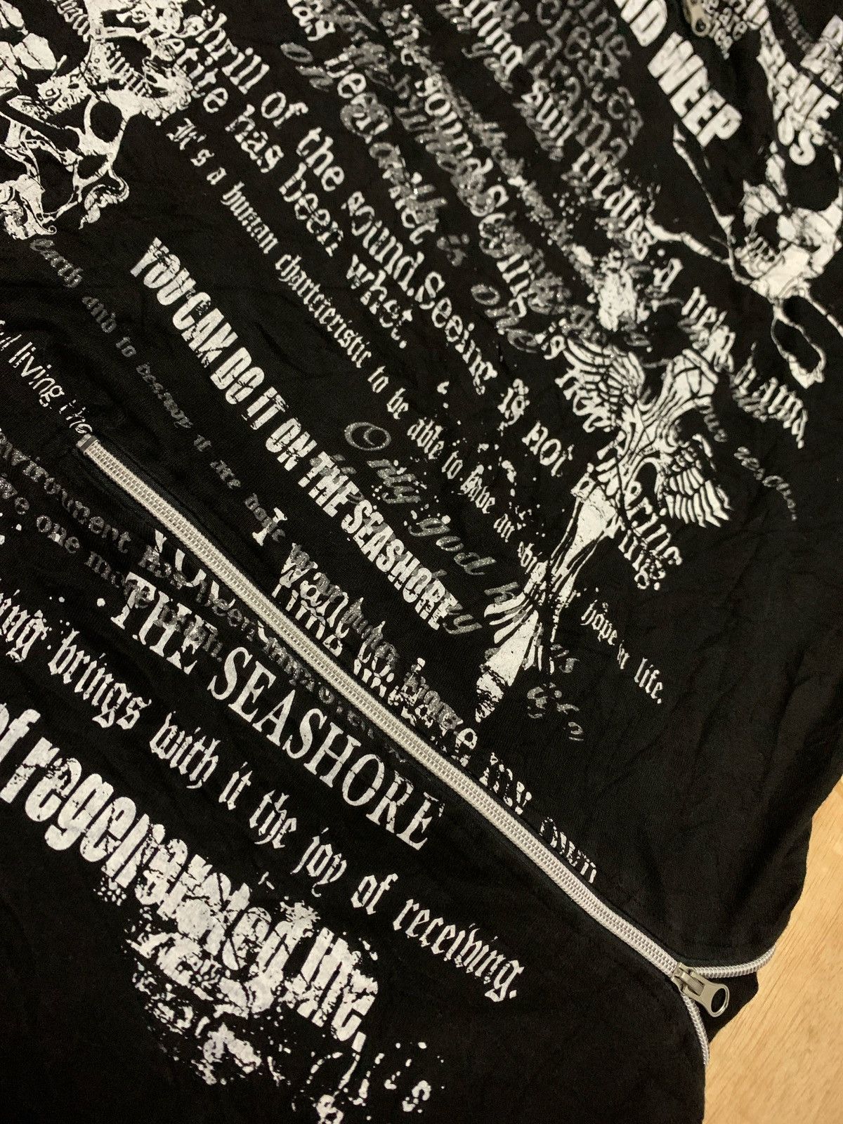 Japanese Brand Vintage Y2k Pino Bazzo Multi Zipper Tshirt Ifsixwasnine Size US XL / EU 56 / 4 - 6 Thumbnail