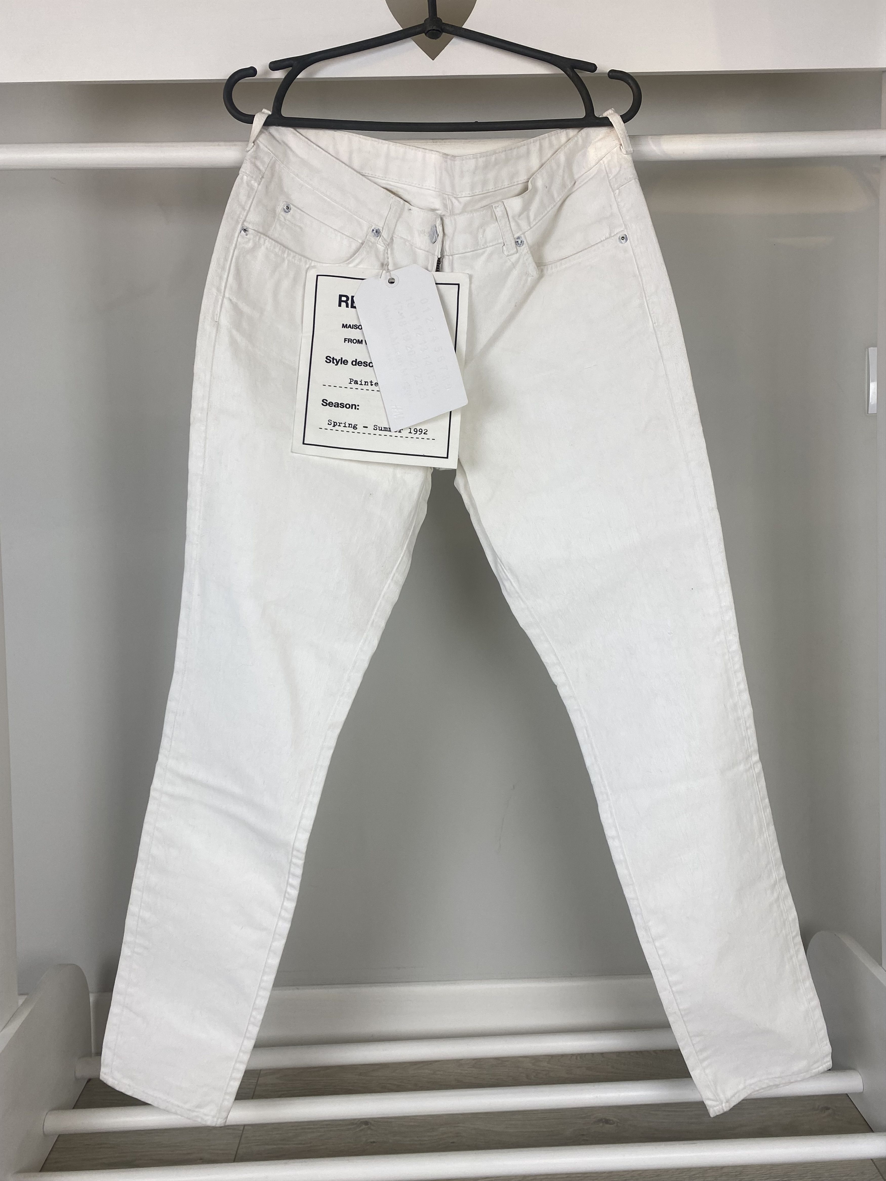 H&M × Maison Margiela Maison Margiela Rare Painted Slim Jeans Size 27" / US 4 / IT 40 - 1 Thumbnail