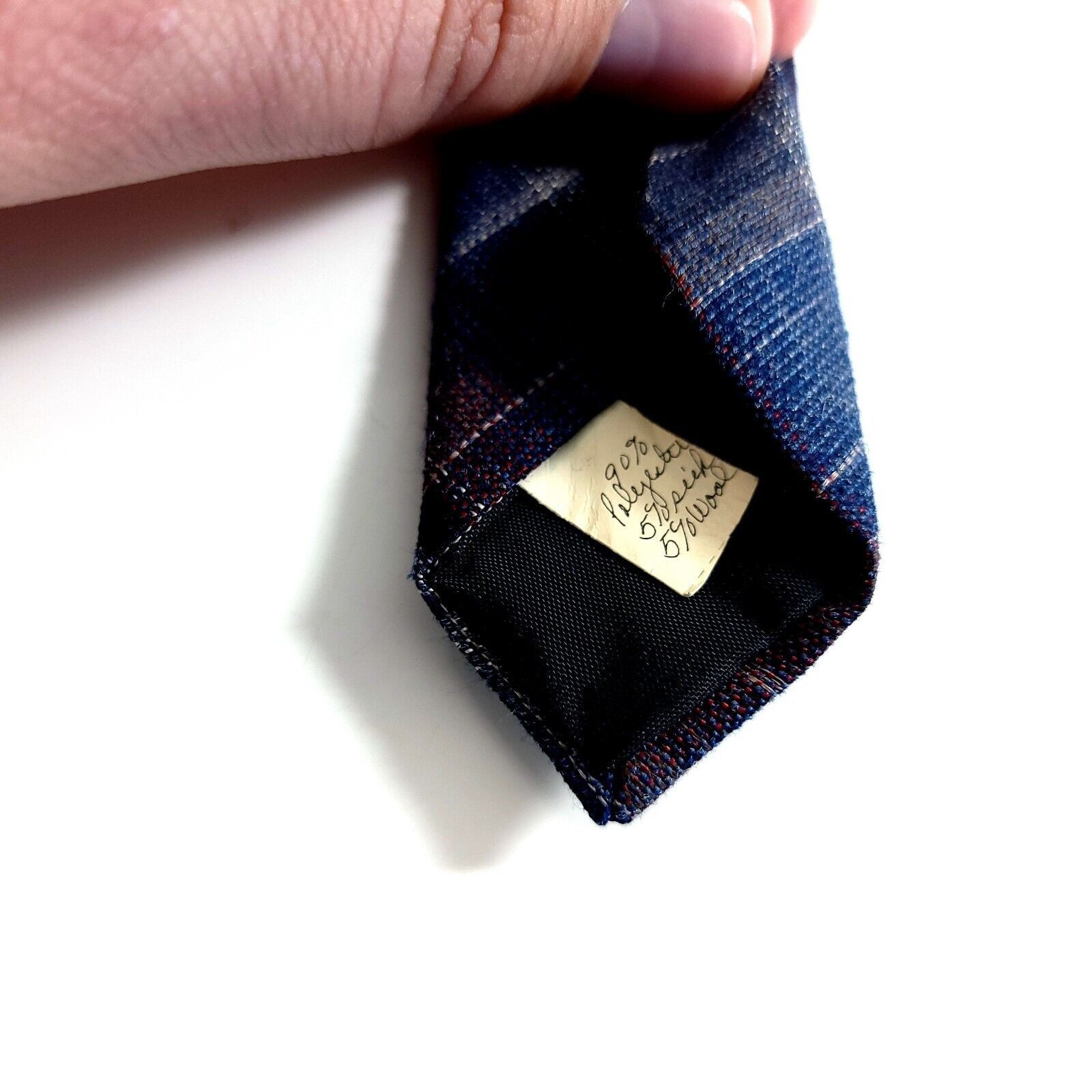 Other Wembley Blue Maroon Tan Plaid Woven Polyester Wool Silk Shor Size ONE SIZE - 4 Thumbnail