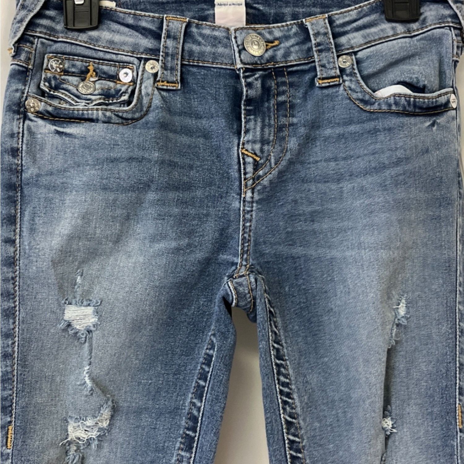 True Religion True Religion Women's Blue Jeans/Mid Rise/Skinny Sz 28 SKU 4 Size 28" / US 6 / IT 42 - 2 Thumbnail
