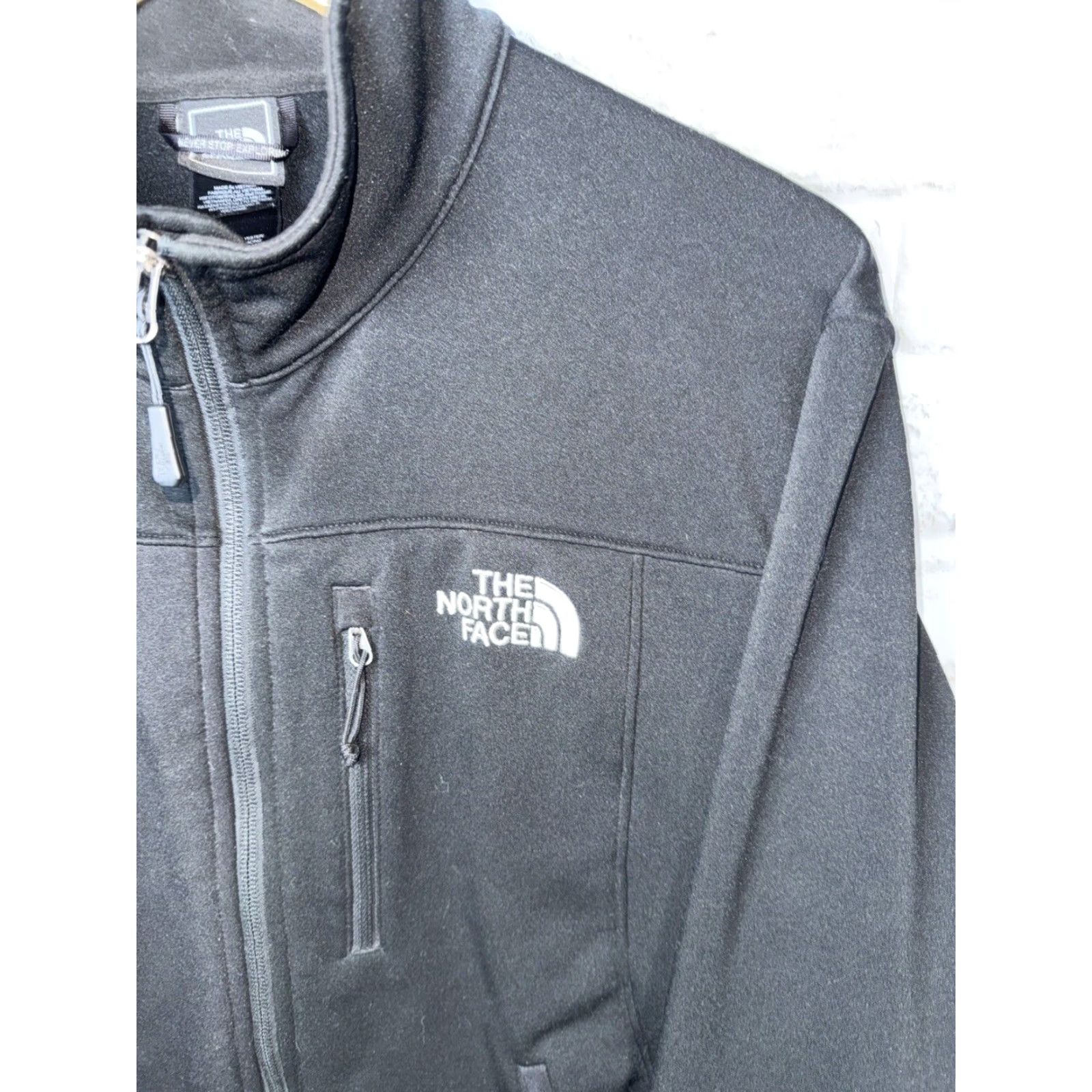 The North Face NORTH FACE Flashdry Softshell Full Zip Black Jacket Mens M Size US M / EU 48-50 / 2 - 2 Thumbnail
