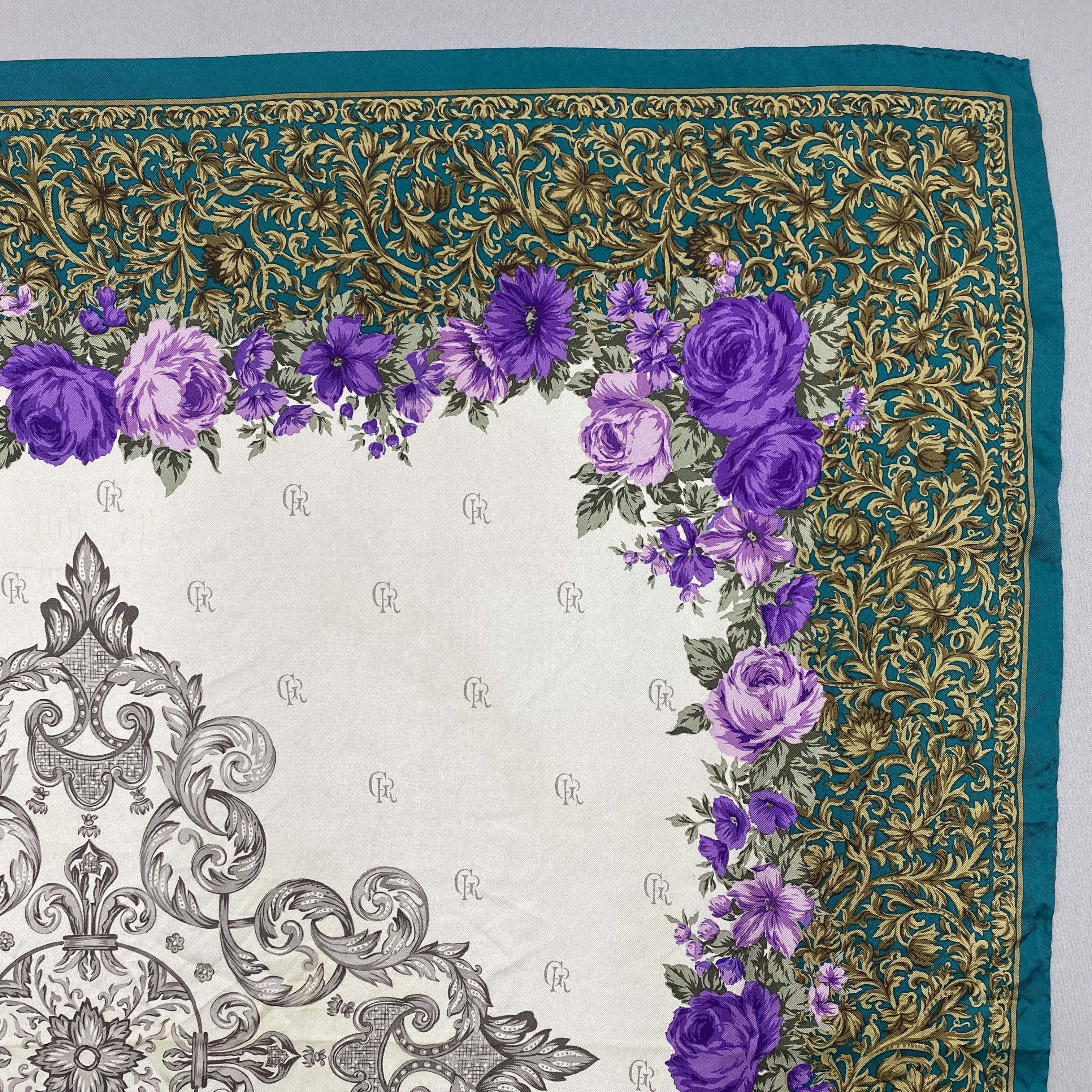 Japanese Brand Vintage Georges Rech SILK Scarf Twill Wraps Scarves Size ONE SIZE - 6 Thumbnail
