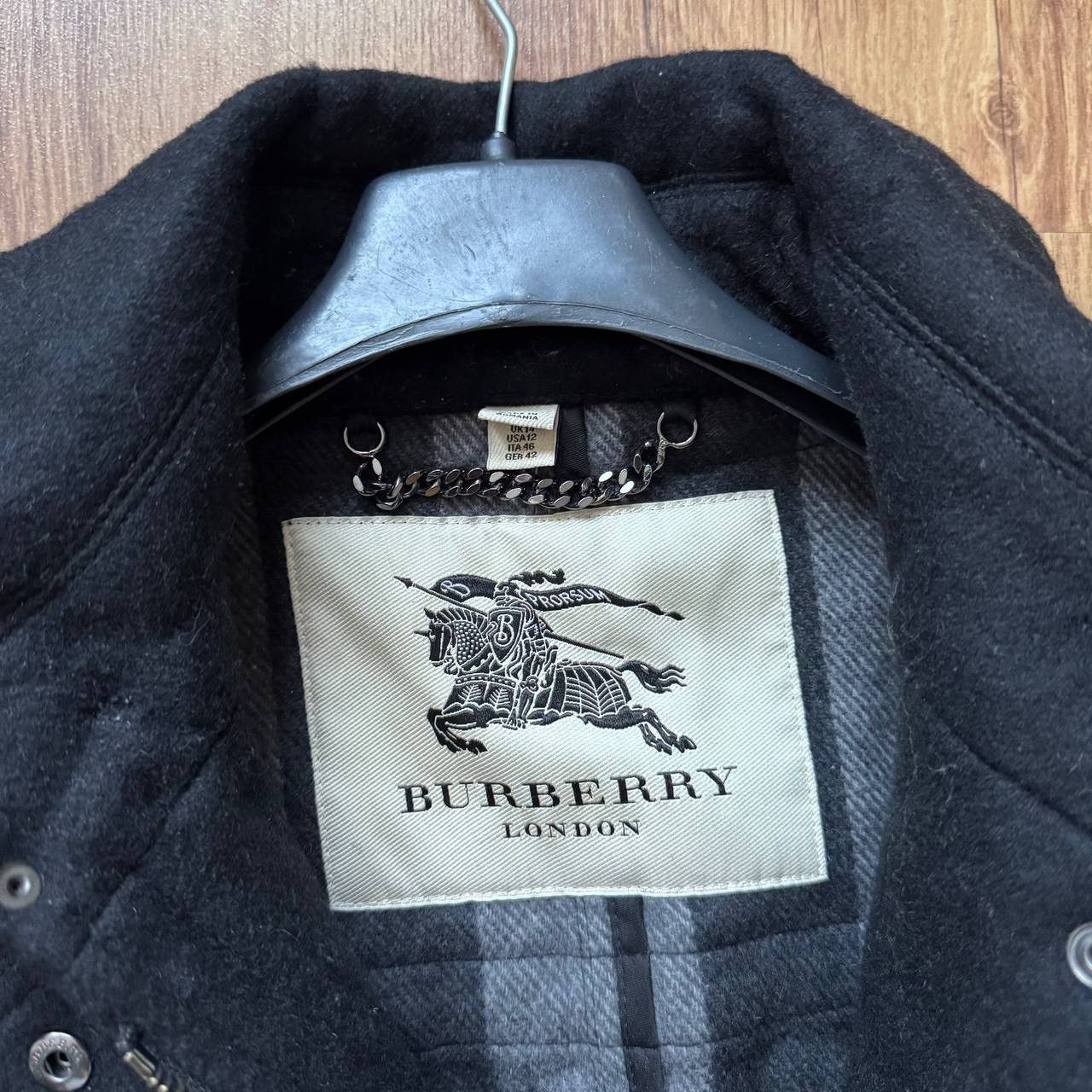 Burberry Burberry Wool Duffle Coat Nova Check England Jacket Size XL / US 12-14 / IT 48-50 - 7 Thumbnail