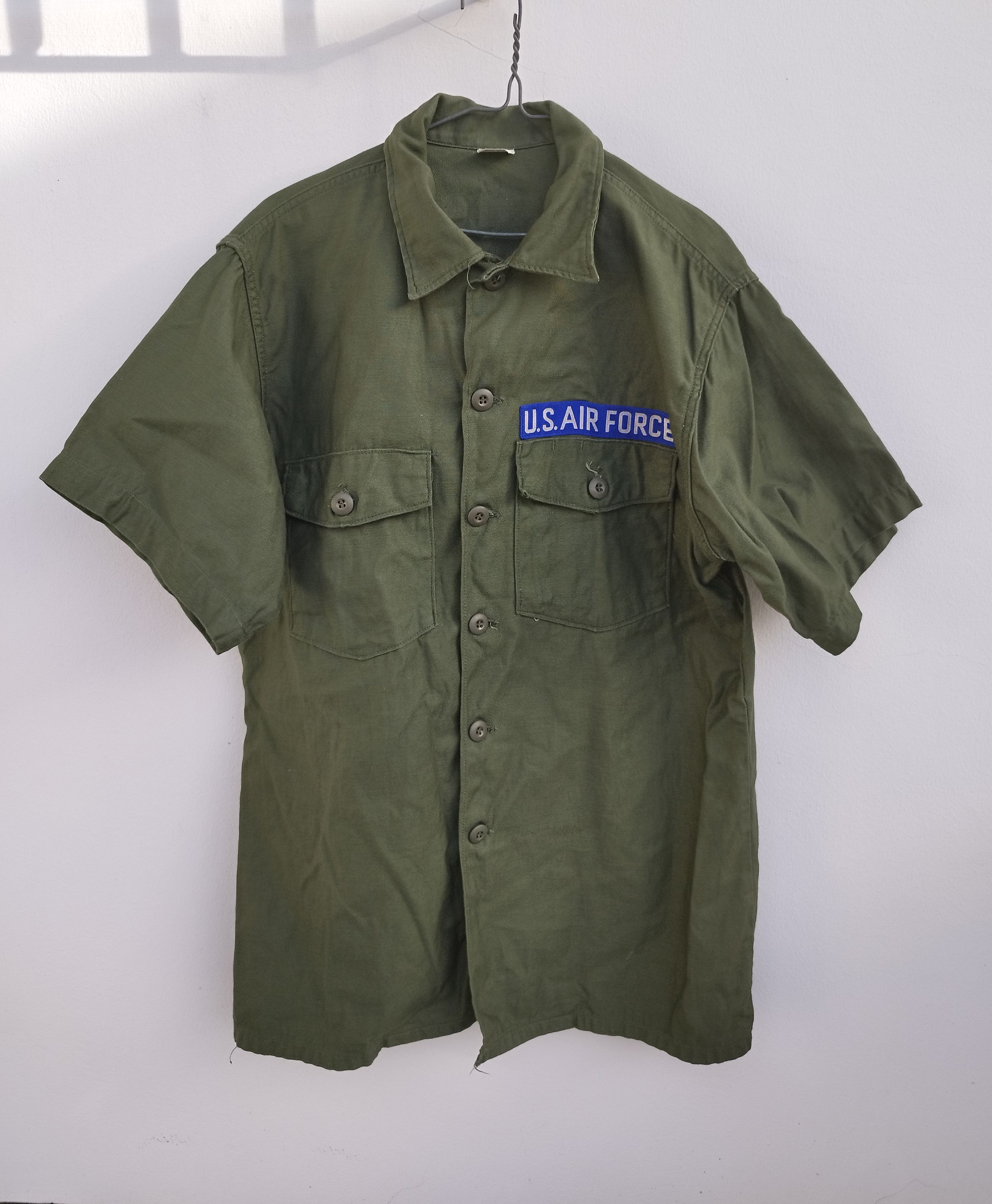 Vintage TRUE VINTAGE MILITARY SHIRT MANS COTTON OG 107 SHORT SLEEVE Size US L / EU 52-54 / 3 - 2 Thumbnail