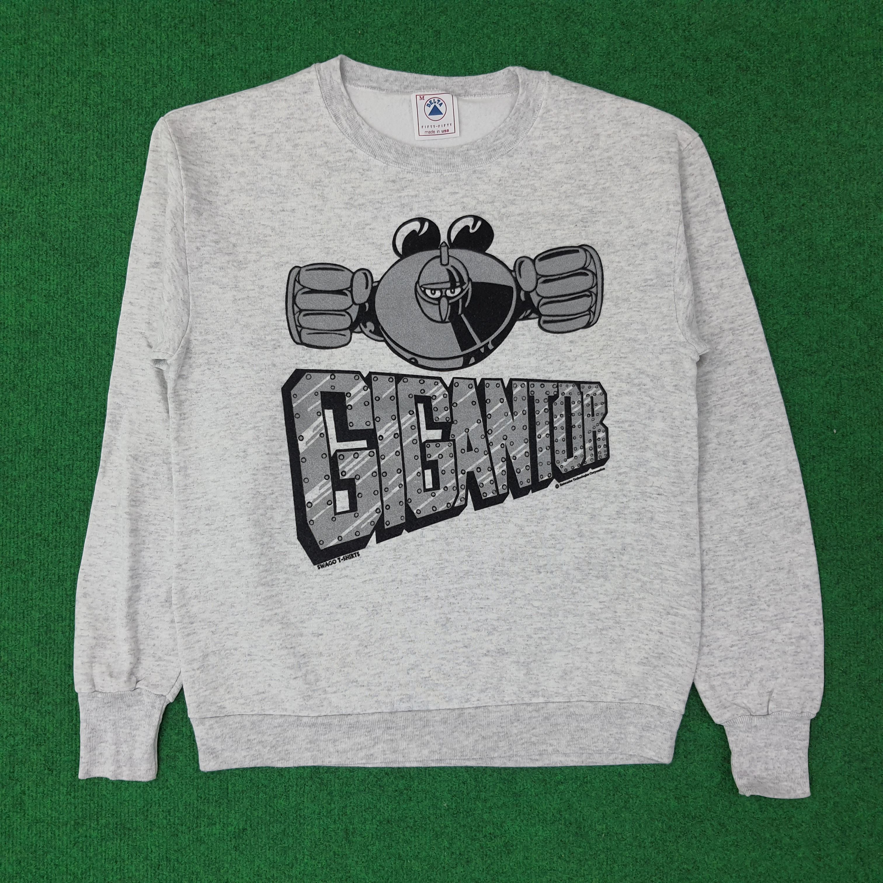 Vintage Delta Gigantor Japan 90s Anime Sweatshirt C247N19