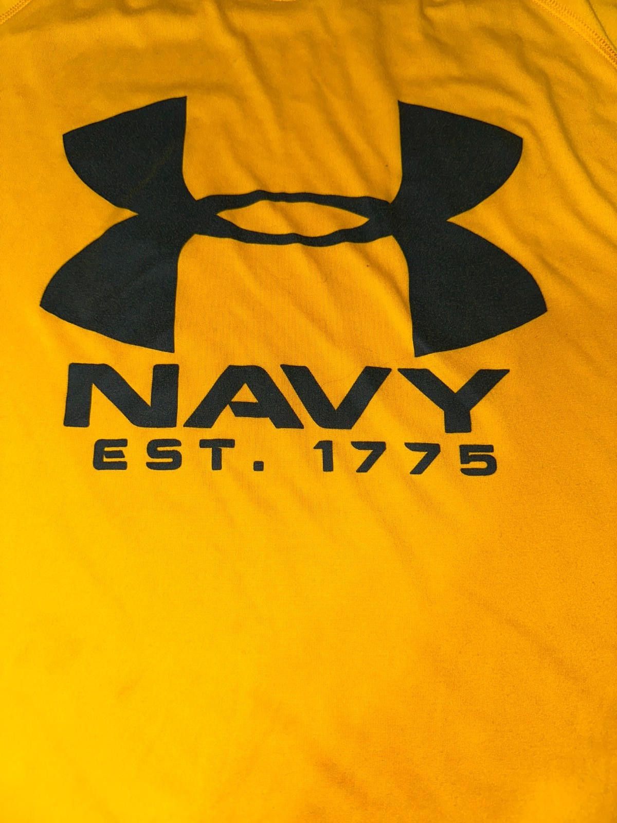 Under Armour Under Armour Navy UA tee in bright gold LG Size US L / EU 52-54 / 3 - 2 Thumbnail