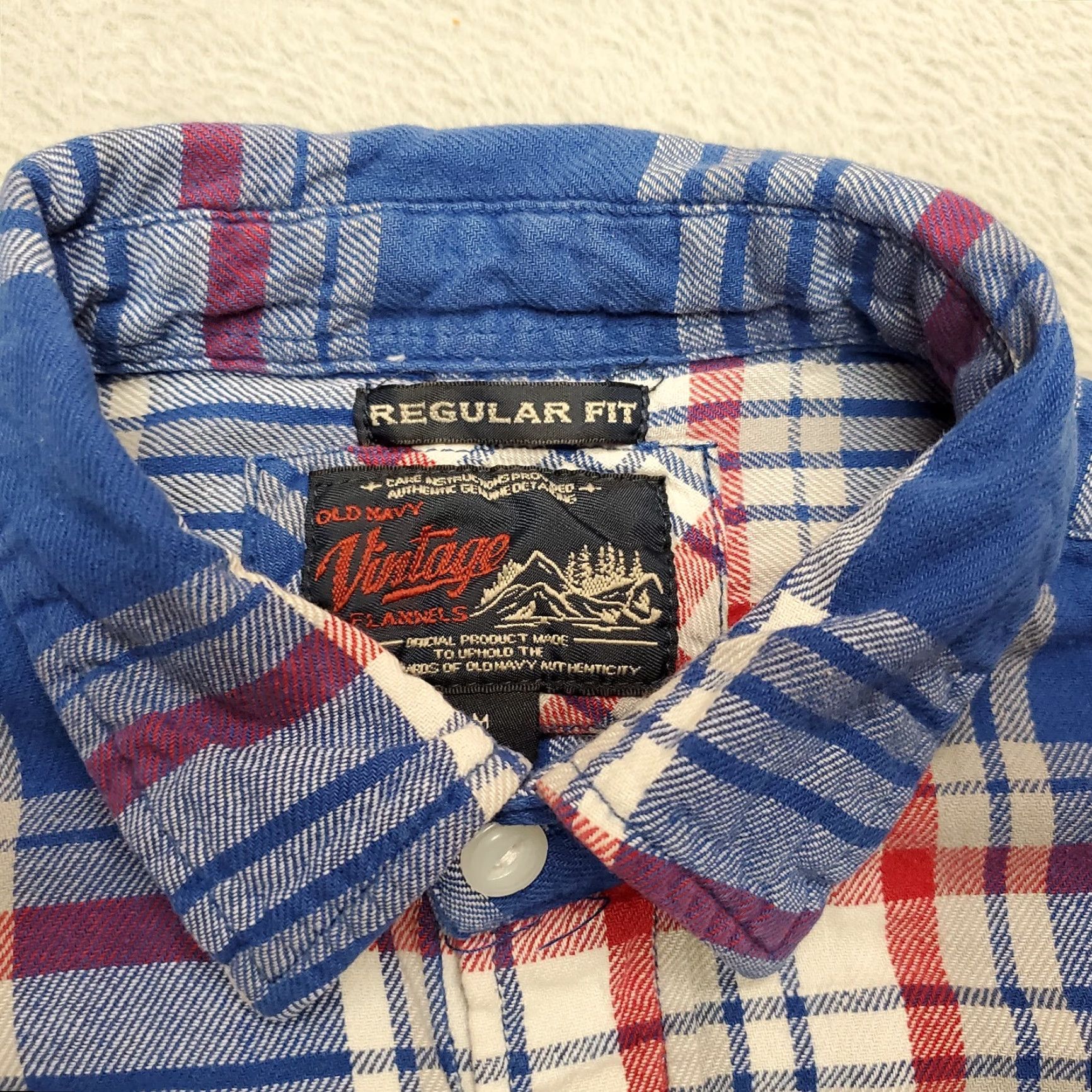 Old Navy VINTAGE Old Navy Flannel Shirt Mens M Blue Plaid 100% Cotton Outdoor Button-Up Casual Mens Size US M / EU 48-50 / 2 - 4 Thumbnail