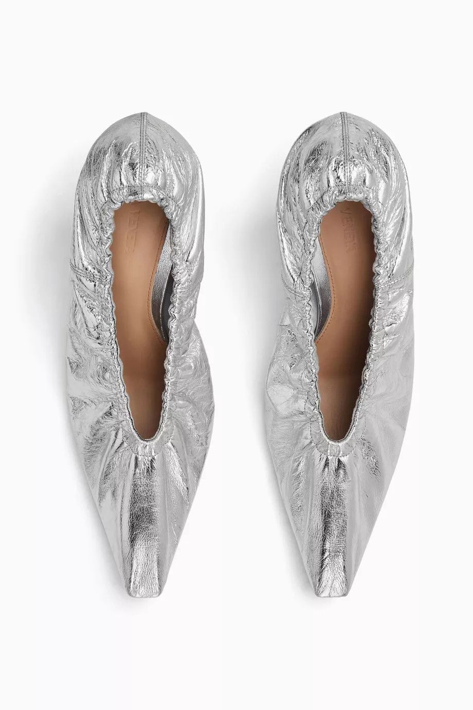 Bottega Veneta o1y0725 Spool Heel Pumps in Silver Size US 6 / IT 36 - 3 Thumbnail