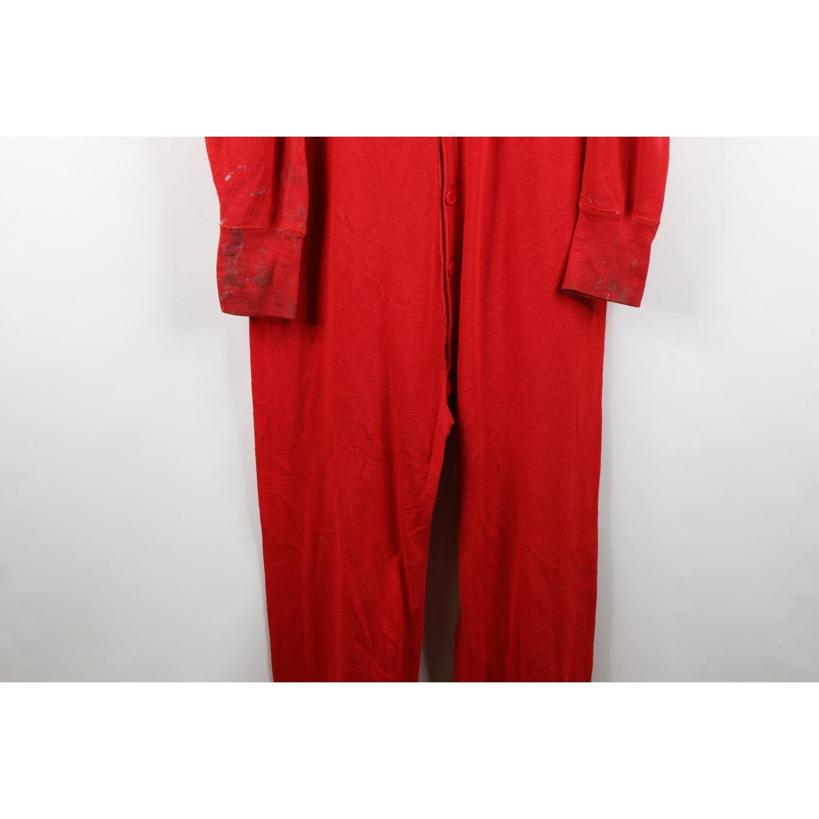 Vintage Vintage 90s Streetwear Ribbed Knit Union Suit Pajamas Size US L / EU 52-54 / 3 - 4 Thumbnail
