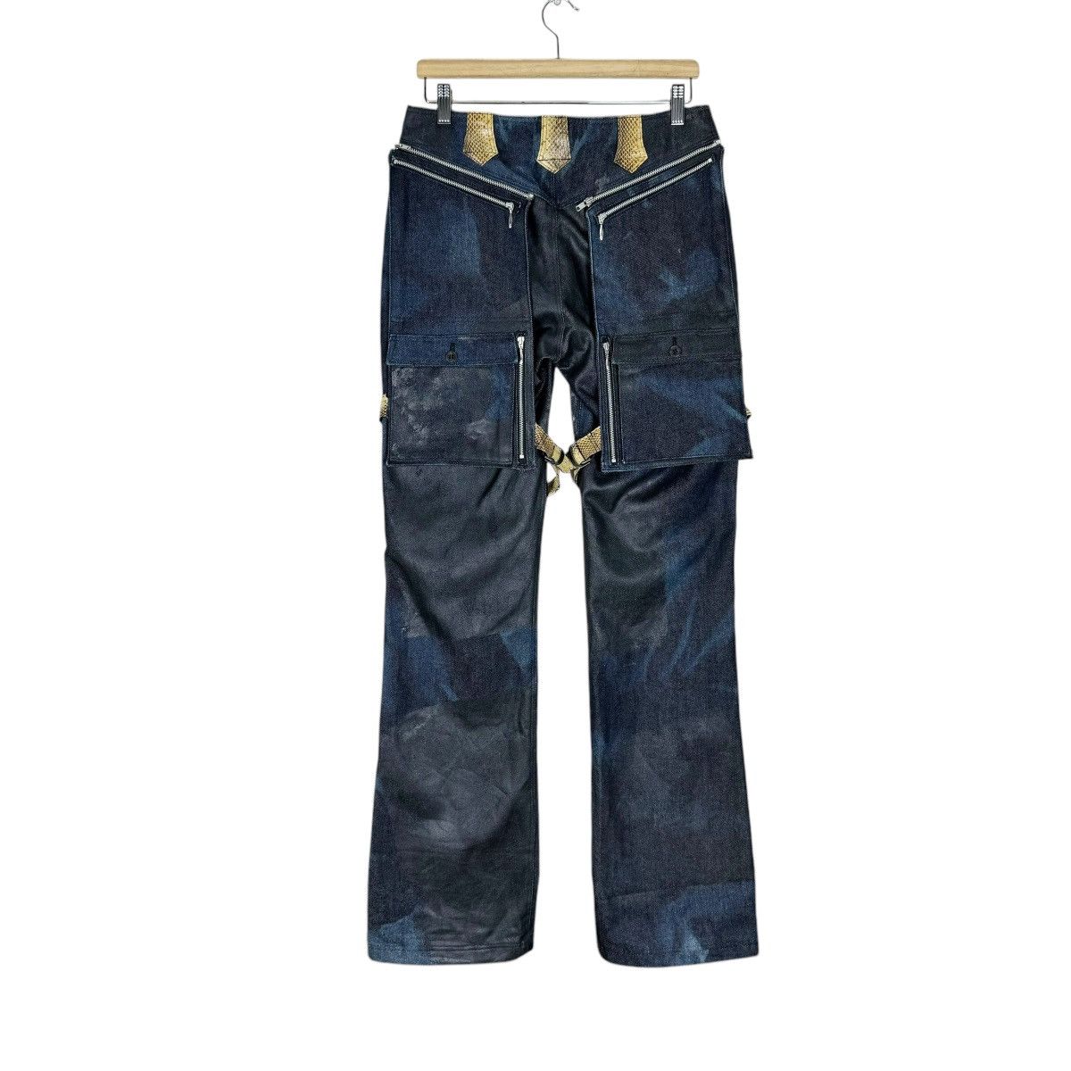 Japanese Brand 🌟ARRSTON VOLAJU KOSHIN SATOH SHOW SAMPLE BONDAGE PANTS Size US 30 / EU 46 - 7 Thumbnail