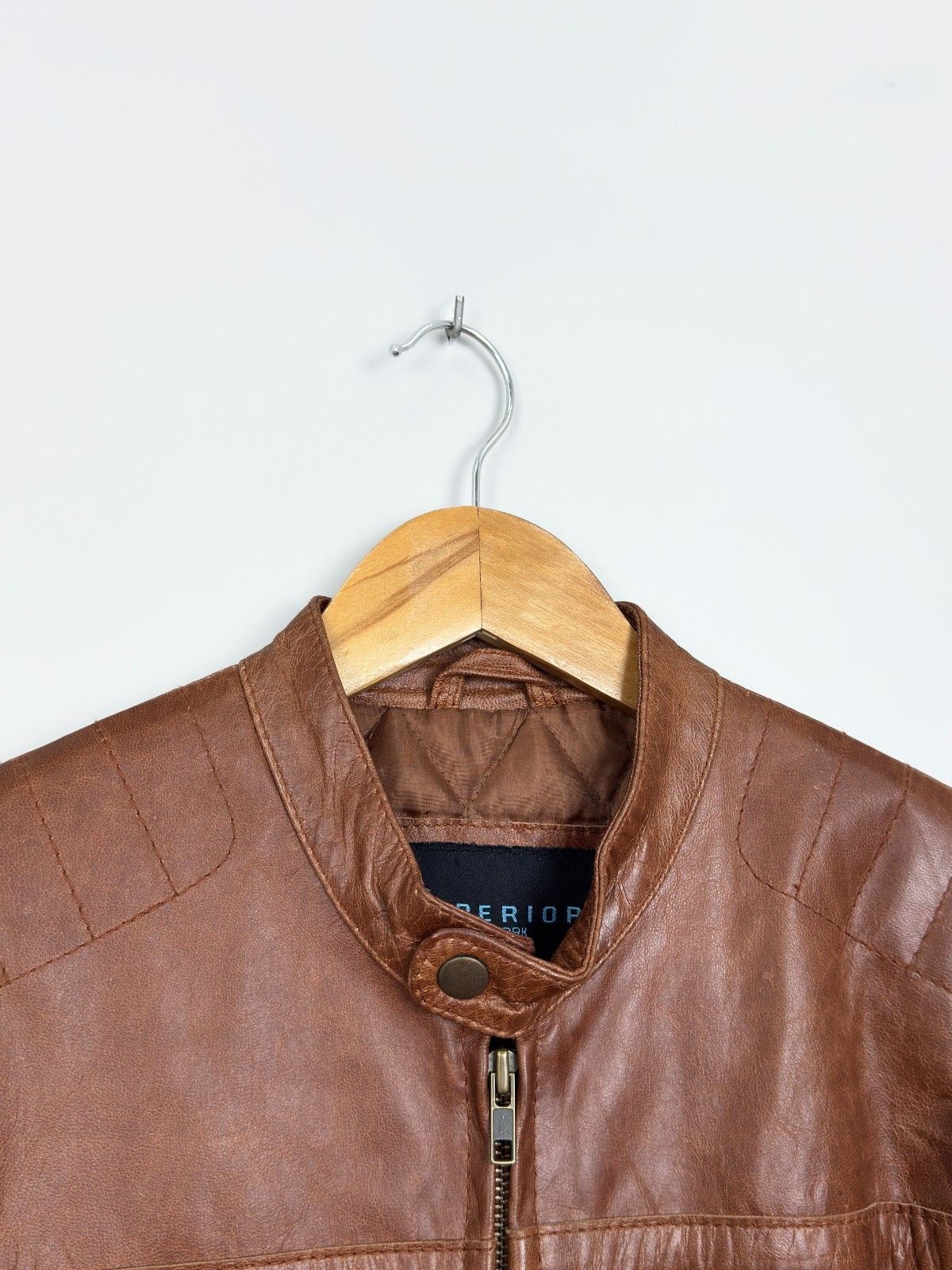 Genuine Leather Superior New York Brown Leather Jacket Size US S / EU 44-46 / 1 - 5 Thumbnail