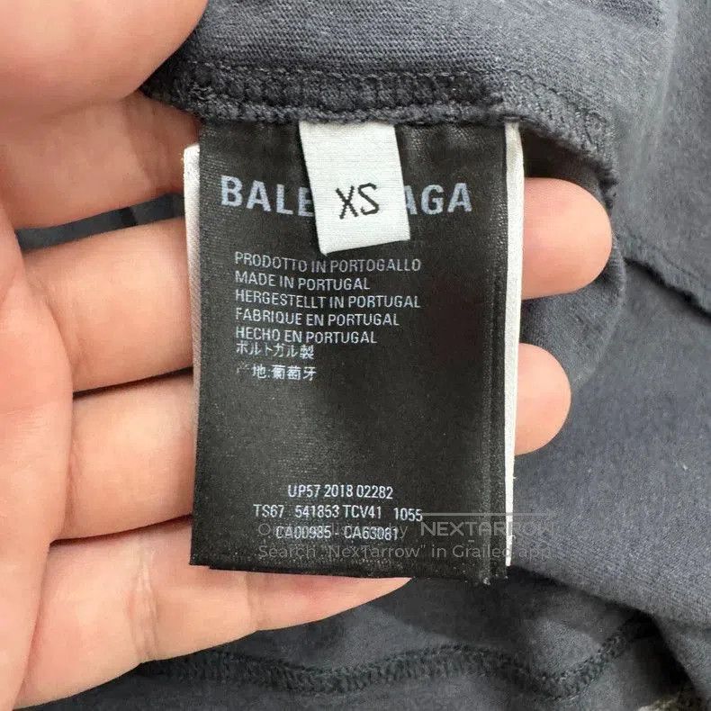 Balenciaga Balenciaga Distressed Embroidered Short Sleeve. Size US XS / EU 42 / 0 - 4 Thumbnail