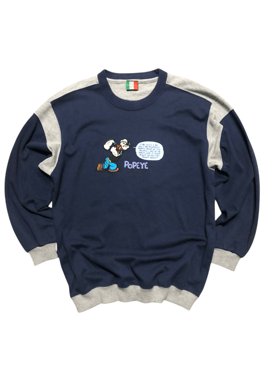 Gianni Valentino Vintage Gianni Valentino x Popeye Crewneck Sweatshirt Size US M / EU 48-50 / 2 - 1 Thumbnail