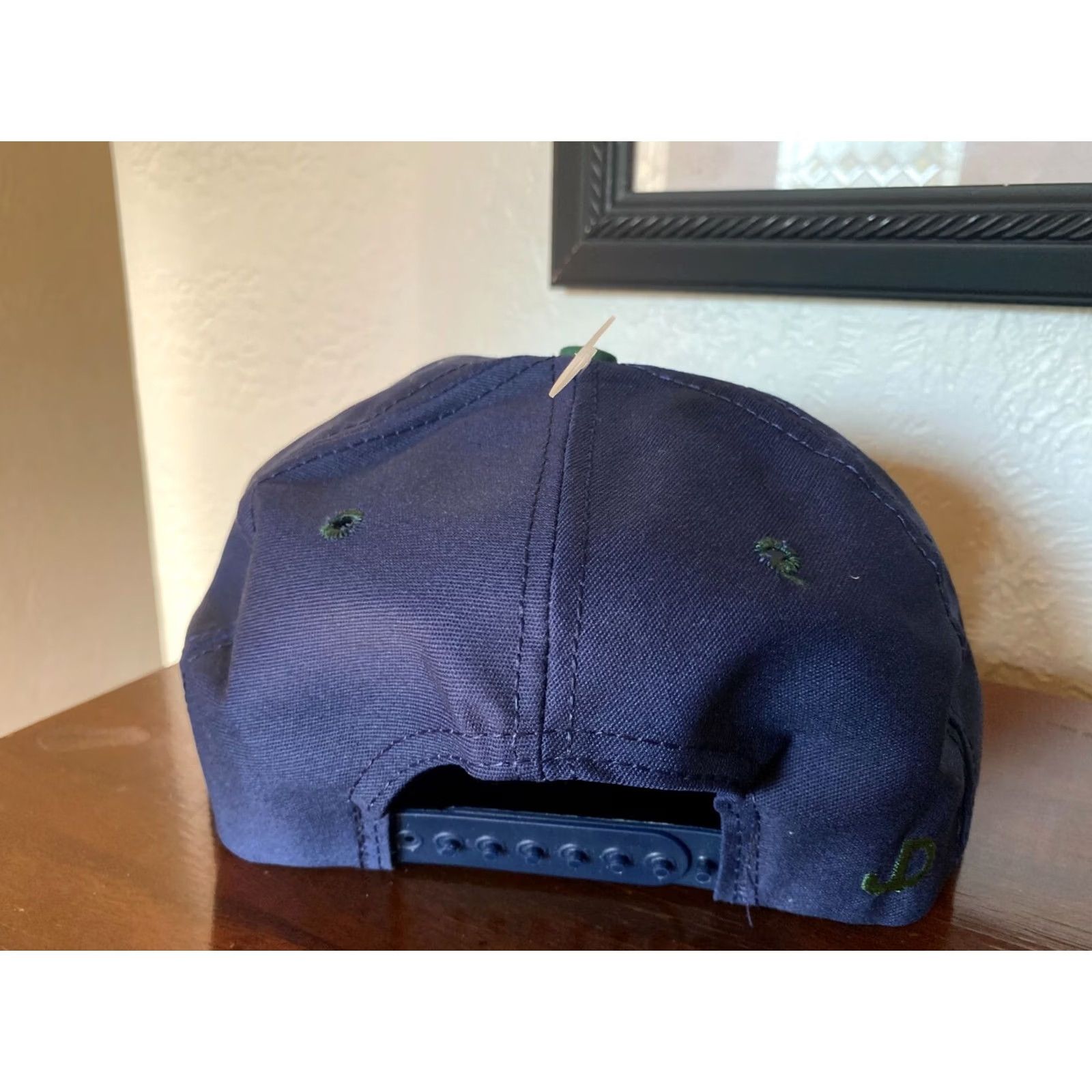 Vintage VINTAGE John Deere Denim Blue Trucker Hat Patch Snapback Made in USA Mens One Size DS Size ONE SIZE - 3 Thumbnail