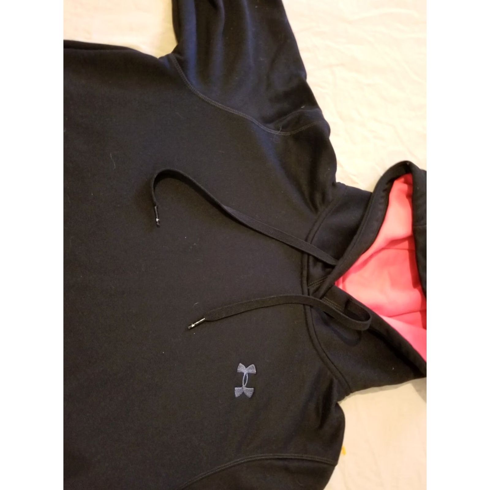 Under Armour Womens Under Armour Hoodie M Medium Black Athletic Gym Workout Sweater Pullover Womens Clothing Size M / US 6-8 / IT 42-44 - 2 Thumbnail