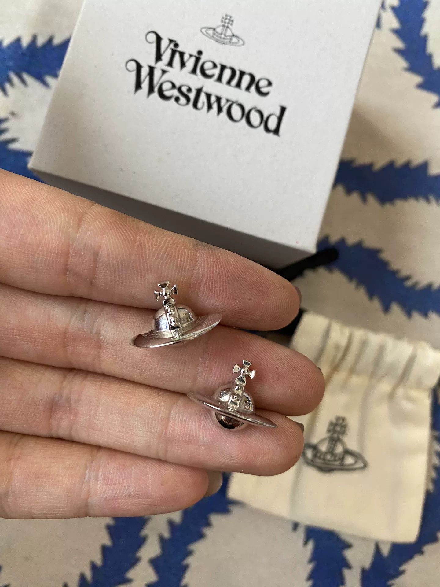 Vivienne Westwood vivienne westwood silver half-sphere earrings Size ONE SIZE - 1 Thumbnail