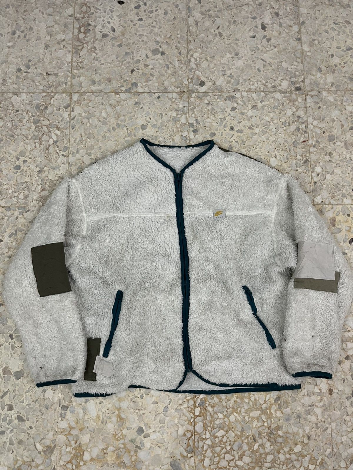 Nike 💥NIKE WILD Deep Pile High Fleece Boxy Cut Patched Jackets Size US M / EU 48-50 / 2 - 1 Thumbnail
