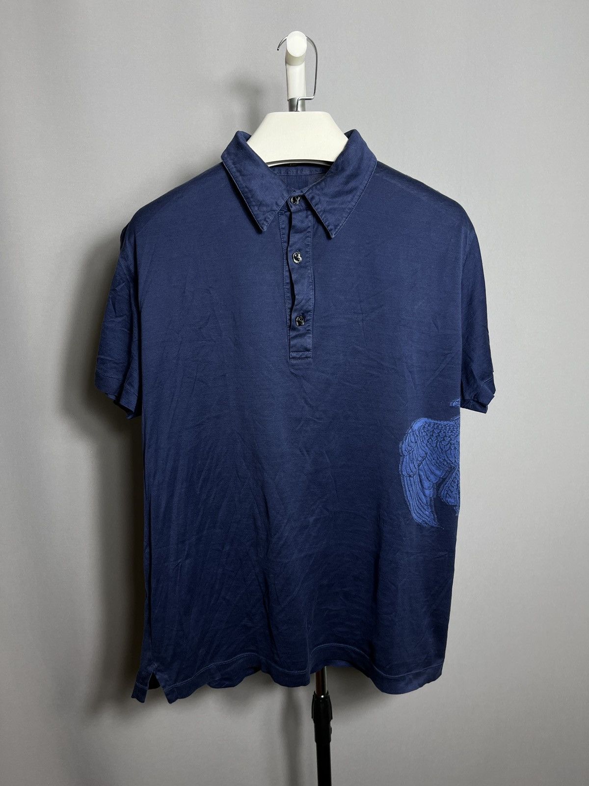 Billionaire Couture billionaire couture polo shirt blue mens italy cotton Size US XL / EU 56 / 4 - 1 Thumbnail