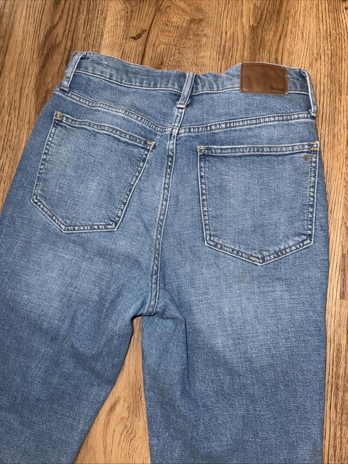 Madewell Madewell Slim Demi Boot Jeans Blue Denim Stretch High Rise Size 27" / US 4 / IT 40 - 6 Thumbnail