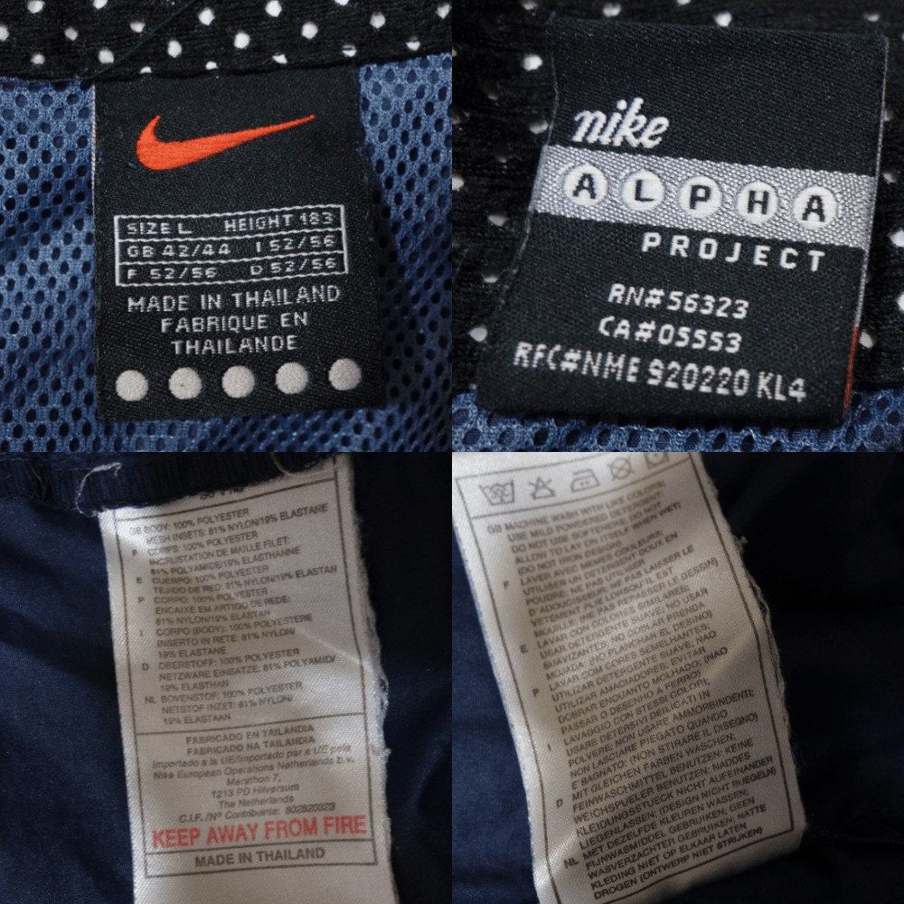 Nike 90S Alpha Swoosh Logo Sport Jacket Size US L / EU 52-54 / 3 - 10 Thumbnail