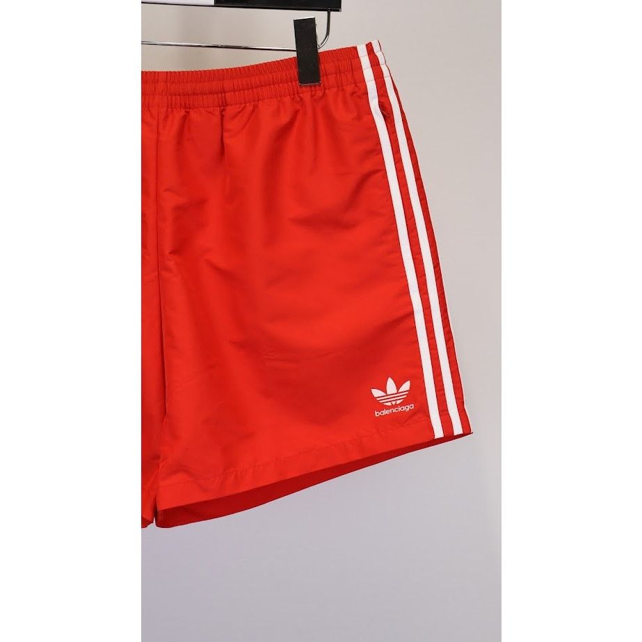 Adidas × Balenciaga o1rshd1 Swim Short in Red / White Size US 34 / EU 50 - 4 Thumbnail