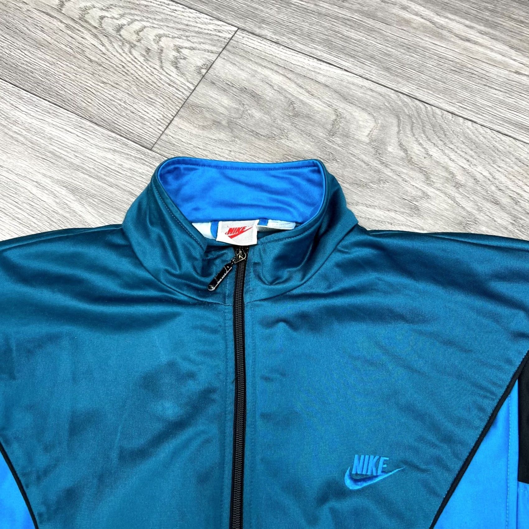 Nike VINTAGE Nike Track Jacket Men L Blue Jacket Mens Track Jacket L Nike Blue Vintage Size US L / EU 52-54 / 3 - 4 Thumbnail