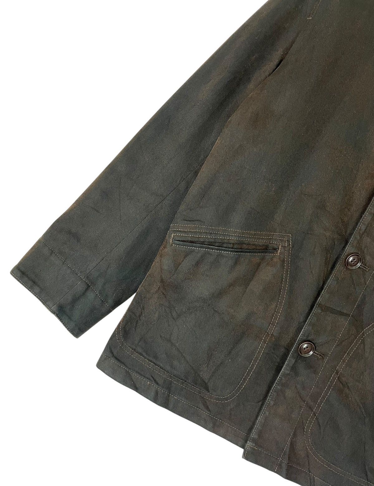 Japanese Brand Blue Tornado Wax Cotton Button Jacket Size US L / EU 52-54 / 3 - 9 Thumbnail