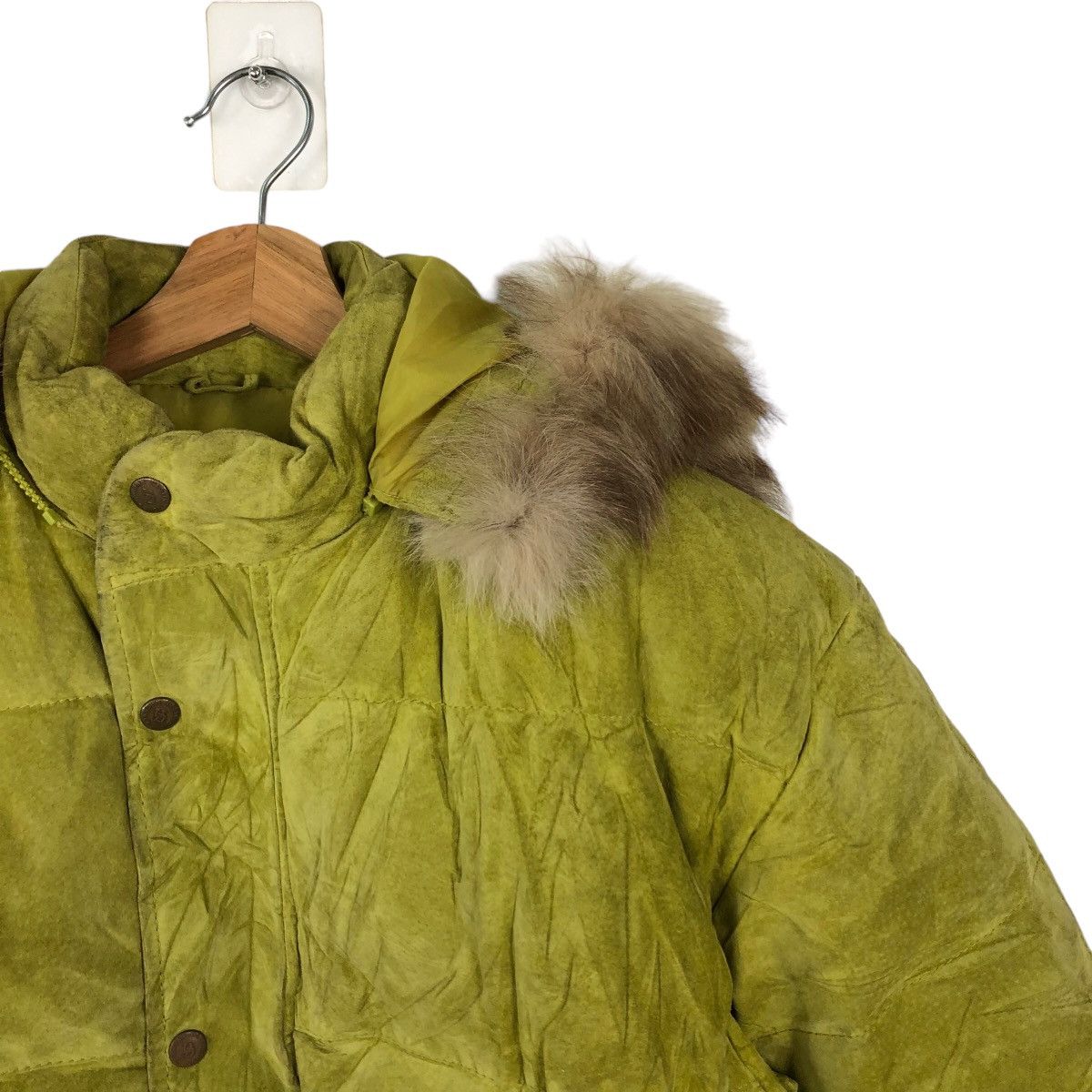 Japanese Brand 🔥VINTAGE BOMBER JACKET UNKNOWN JAPAN MADE MINK FUR HOODIE Size US M / EU 48-50 / 2 - 5 Thumbnail