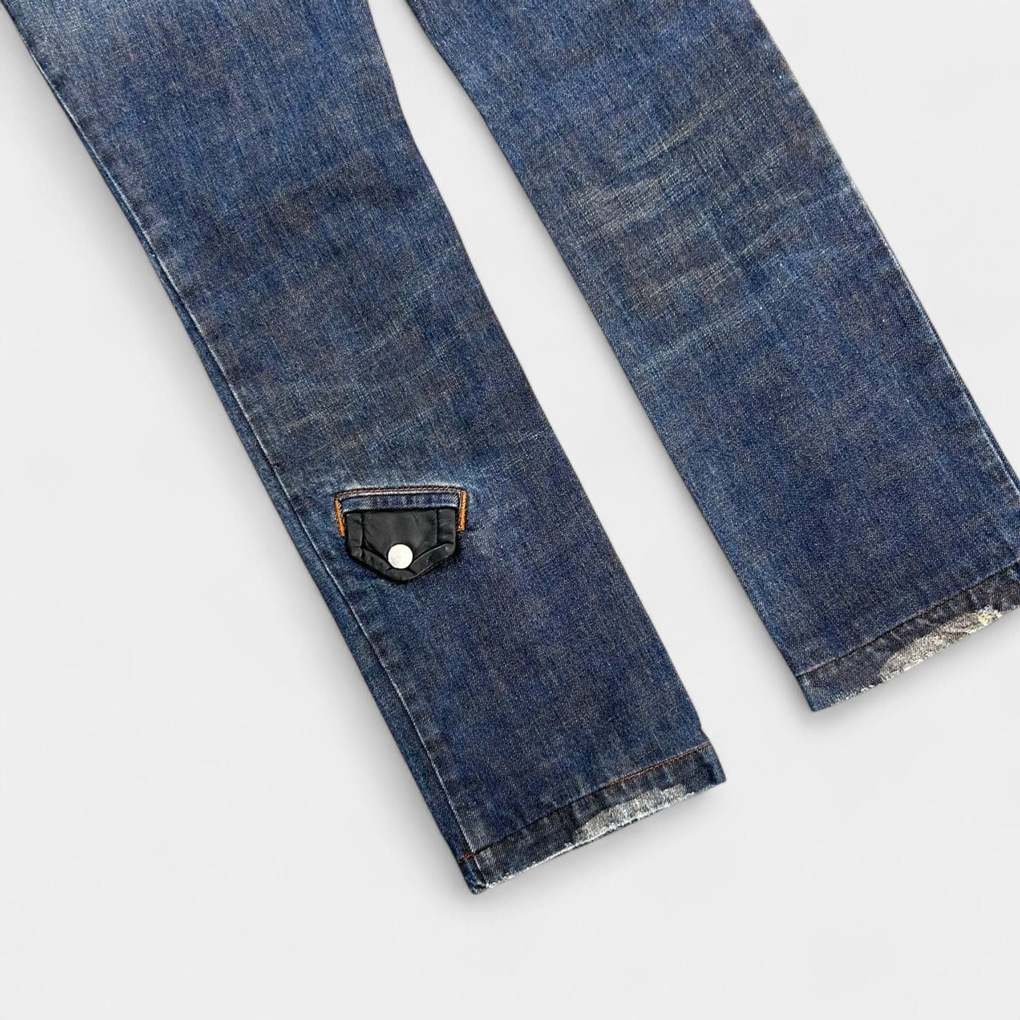 Dsquared2 Dsquared2 FW2005 "I Love Jesus" Patchwork Denim Size US 28 / EU 44 - 7 Thumbnail