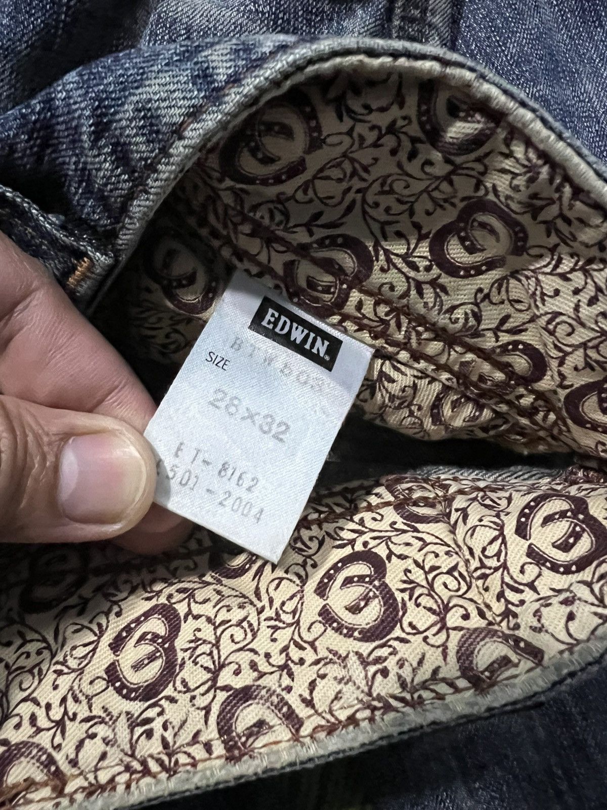 Edwin × If Six Was Nine × Seditionaries VINTAGE EDWIN 503 BLUE TRIP NICE FADED JEANS Size US 29 - 18 Thumbnail