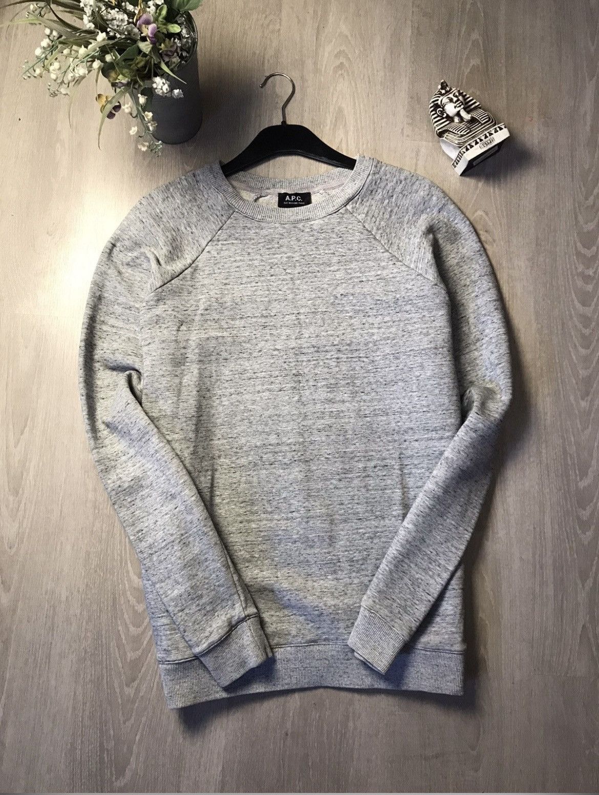 A.P.C. A.P.C. Melange Grey crewneck sweatshirt Size US M / EU 48-50 / 2 - 1 Thumbnail