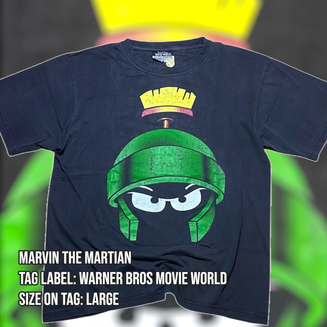 Warner Bros Marvin The Martian Cartoon Tee Size US L / EU 52-54 / 3 - 1 Thumbnail