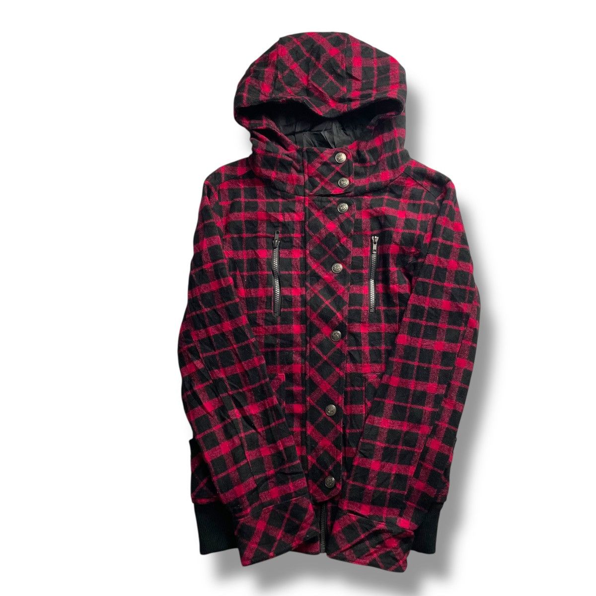 20471120 SKY BOMBER TARTAN PUNK SEDITIONARIES WOOL FULL ZIP JACKET Size US L / EU 52-54 / 3 - 10 Thumbnail