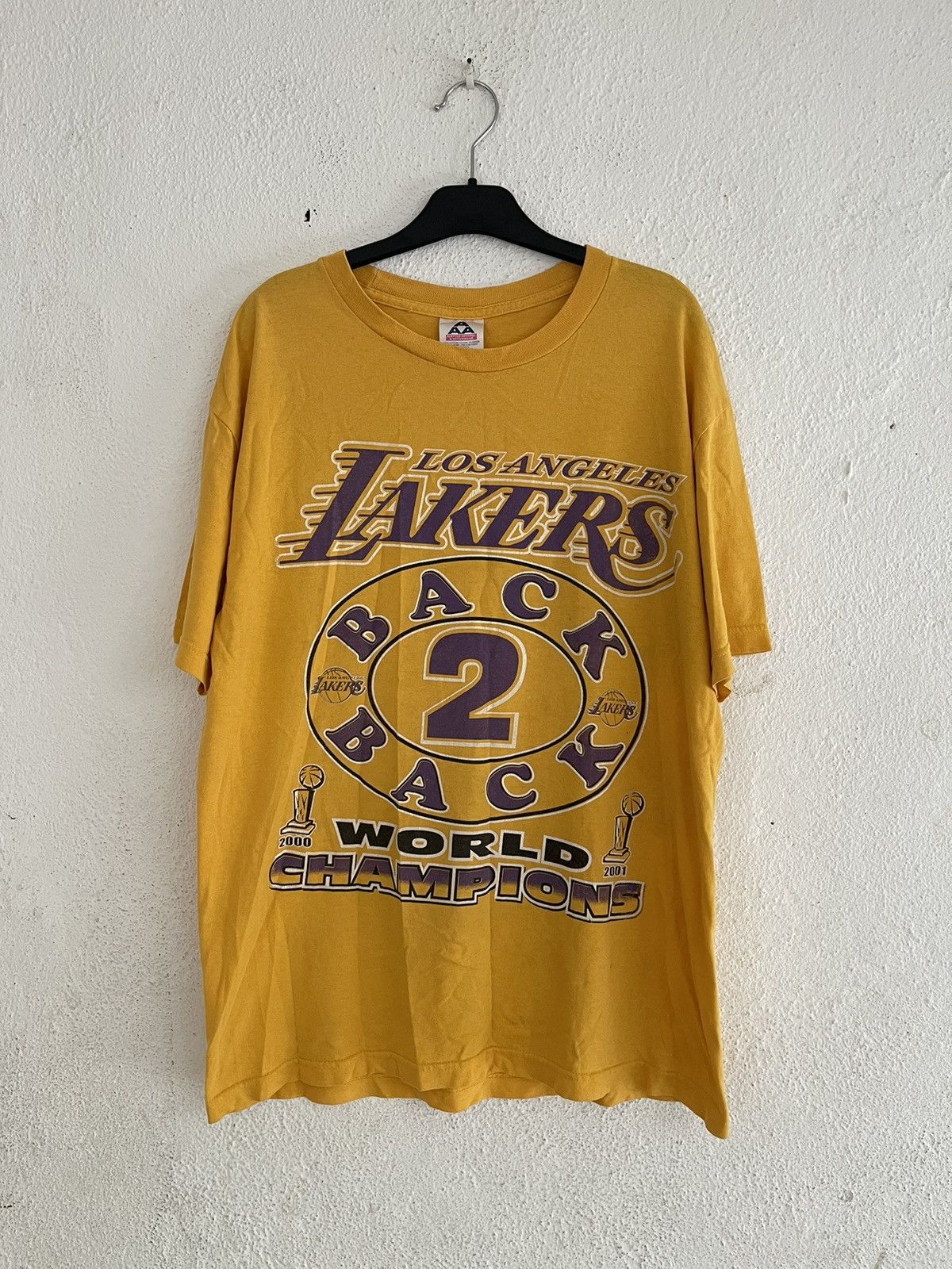 NBA Vintage 2001 Los Angeles Lakers Back 2 Back Champion Size US L / EU 52-54 / 3 - 1 Thumbnail