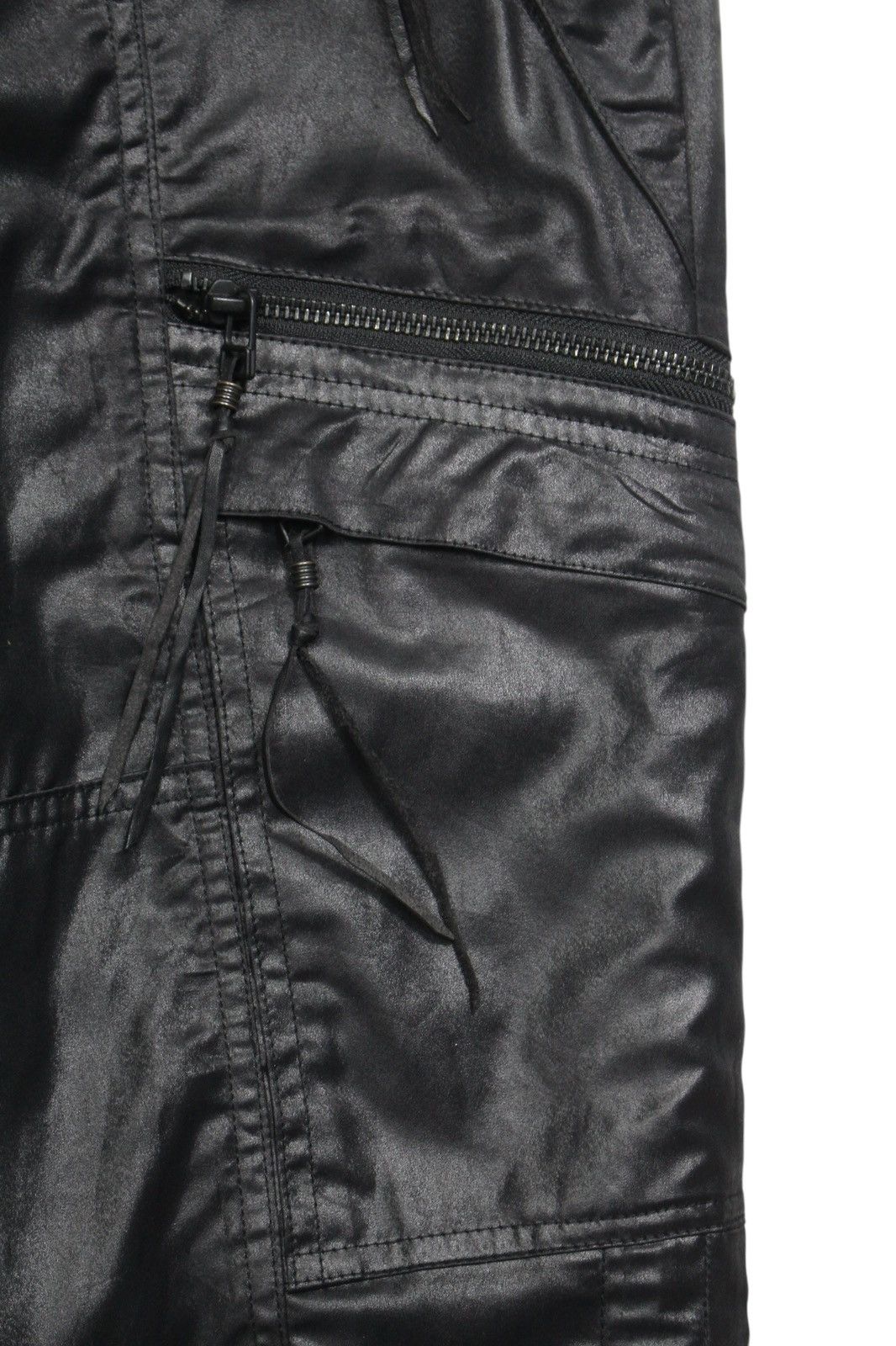 If Six Was Nine 2000S 5351 POUR LES HOMMES WAX UTILITY LONG SHORT Size US 30 / EU 46 - 4 Thumbnail