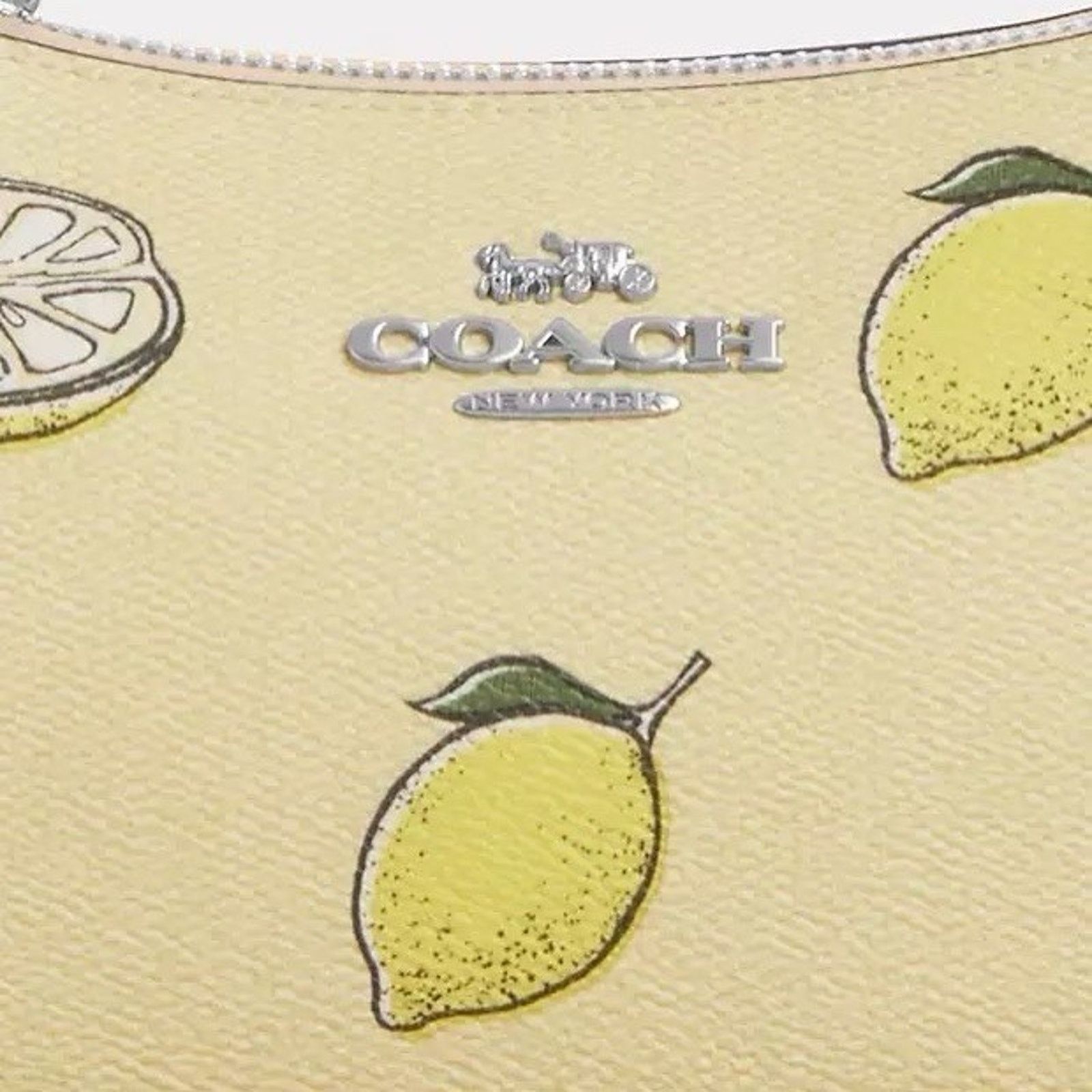 Coach NWT Coach Teri Shoulder Bag With Lemon CBA53 Garden Glade Size ONE SIZE - 7 Thumbnail