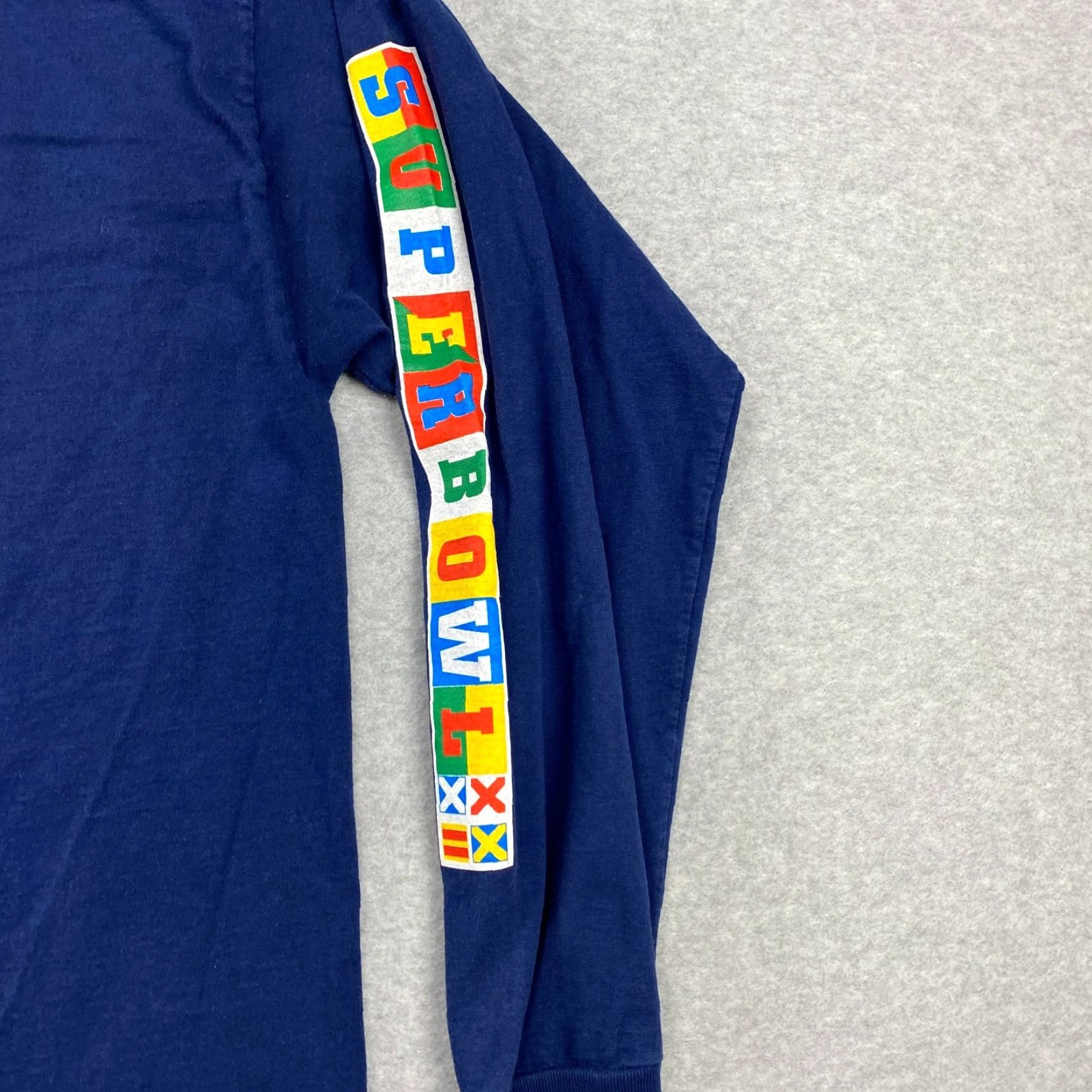 Logo Athletic VINTAGE Superbowl XXXII San Diego California Shirt Mens XL Blue Long Sleeve Logo Athletic Graphic Print Size US XL / EU 56 / 4 - 3 Thumbnail